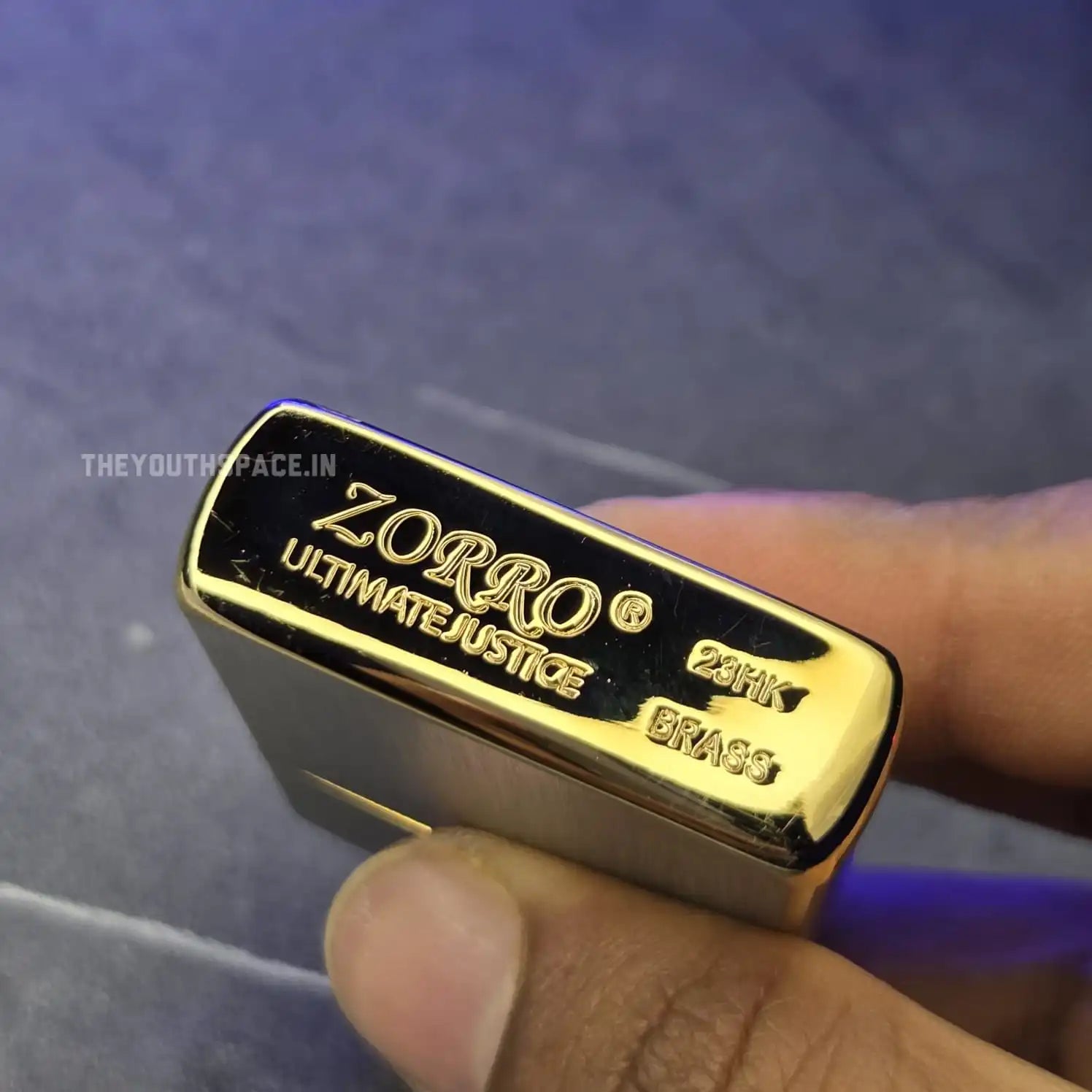 ZORRO ULTIMATE JUSTICE BRASS CLASSIC AND ETARNAL LIGHTER 23HK