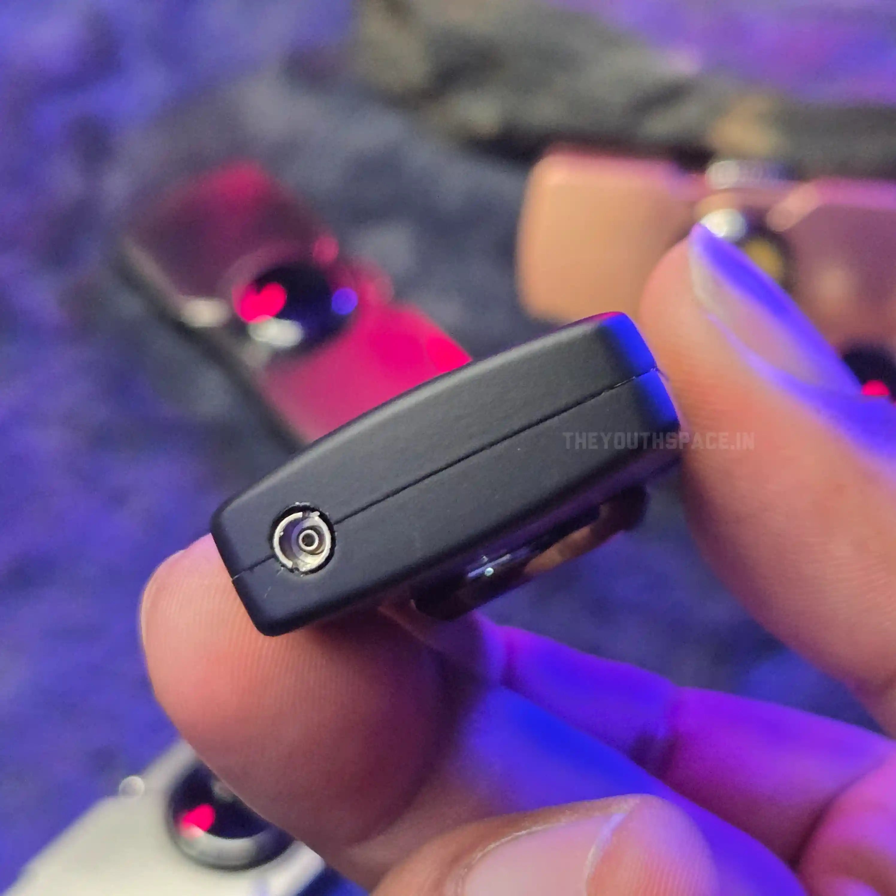 Fidget Spinner Jet Lighter (Metallic)