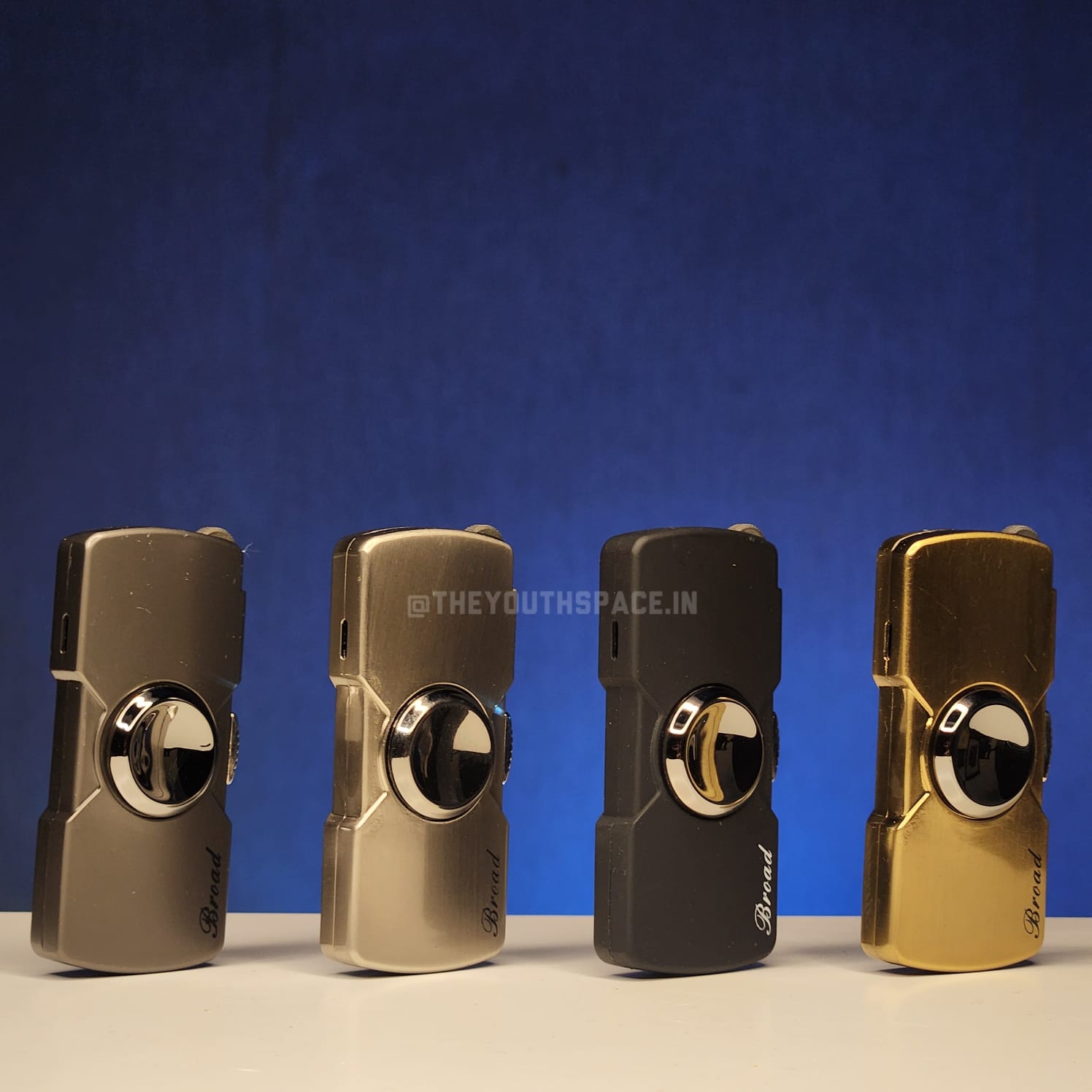 Fidget Spinner Jet Lighter (Metallic)