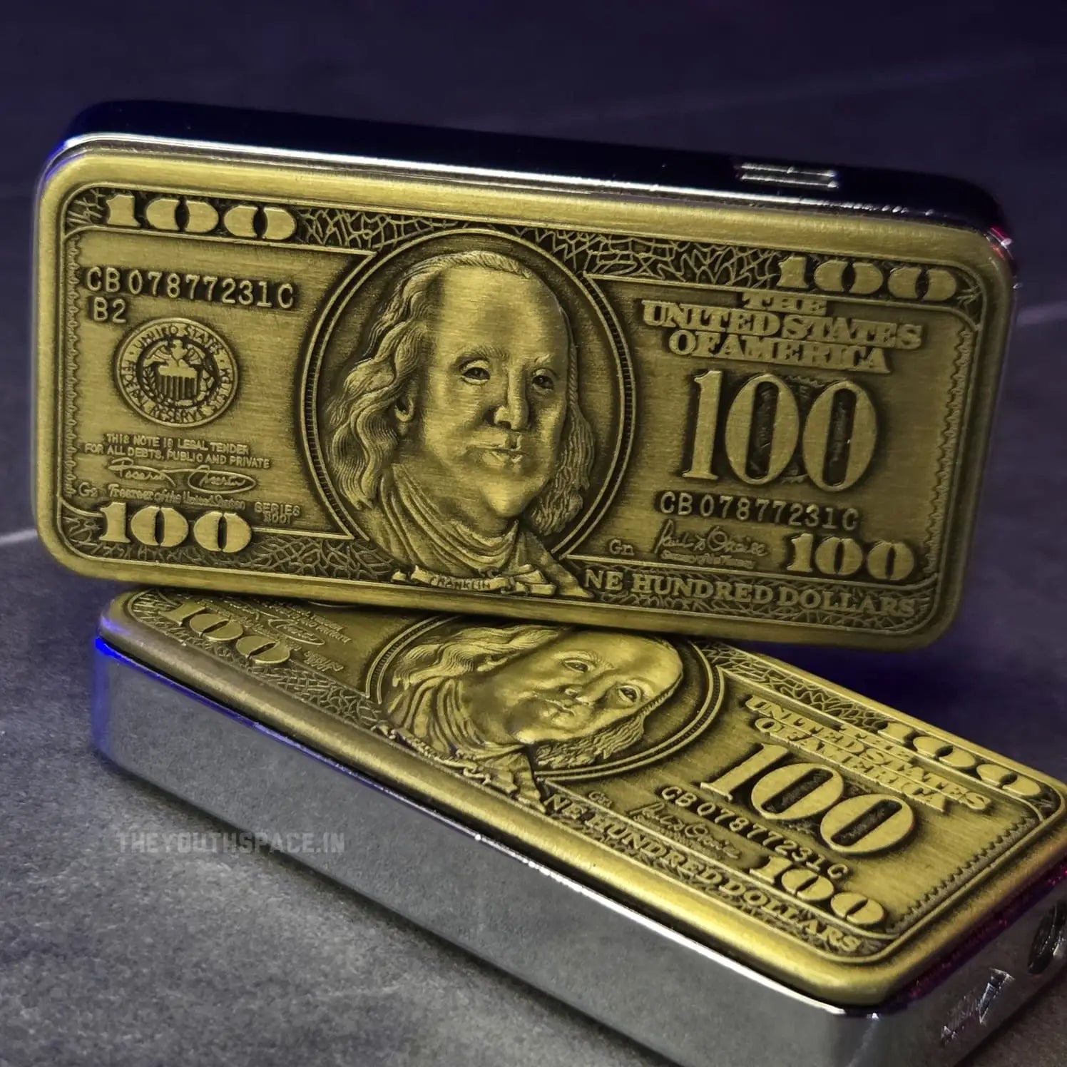 Dollar-shaped Jet flame lighter