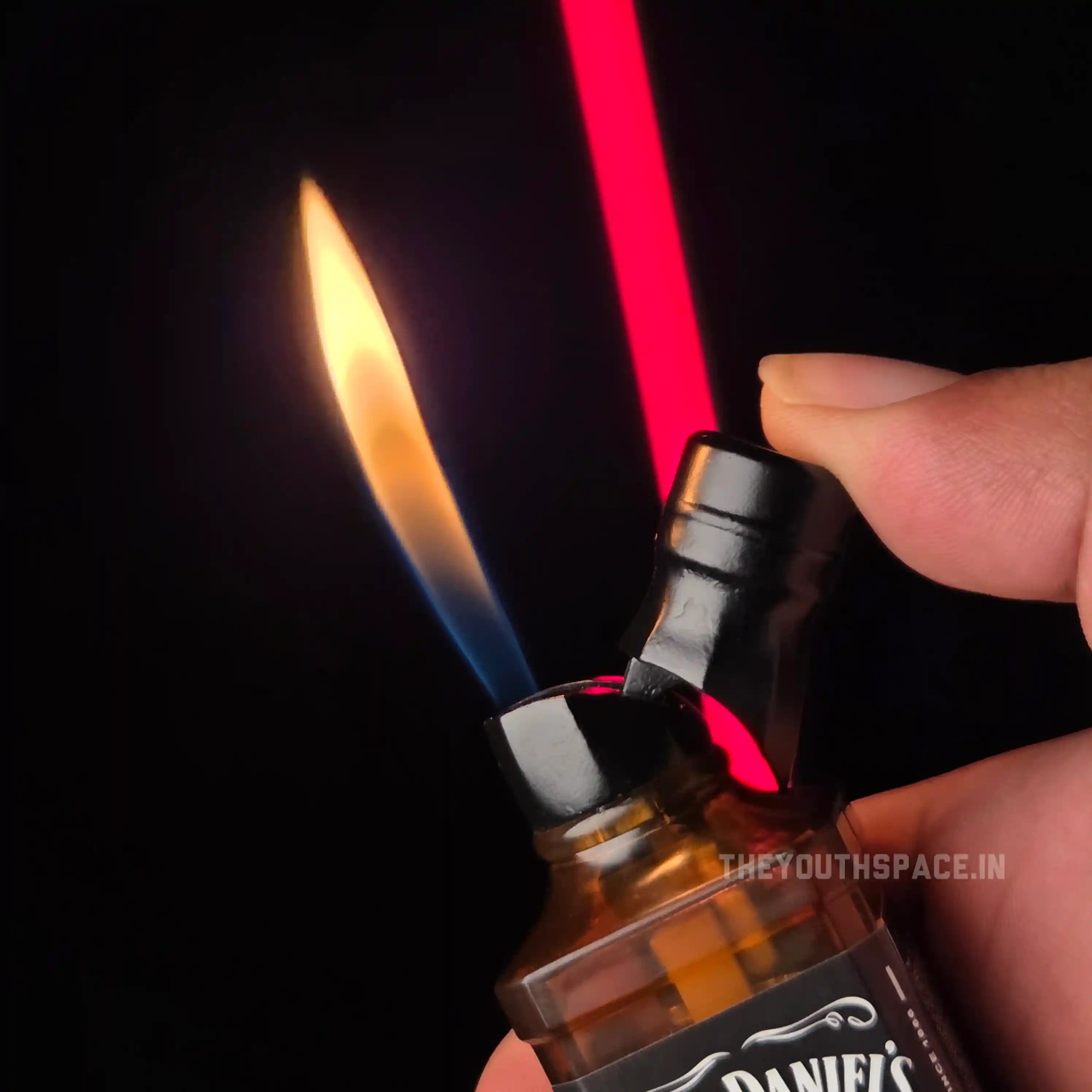 Oak Barrel Flame Gas Lighter (Model 2)