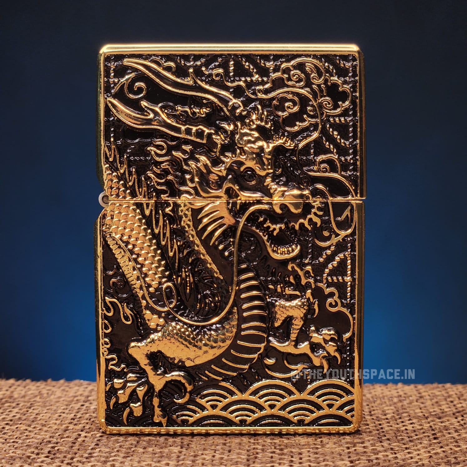 Ultra Premium Zorro Ultimate Justice Brass Antique Dragon Embossed Lighter