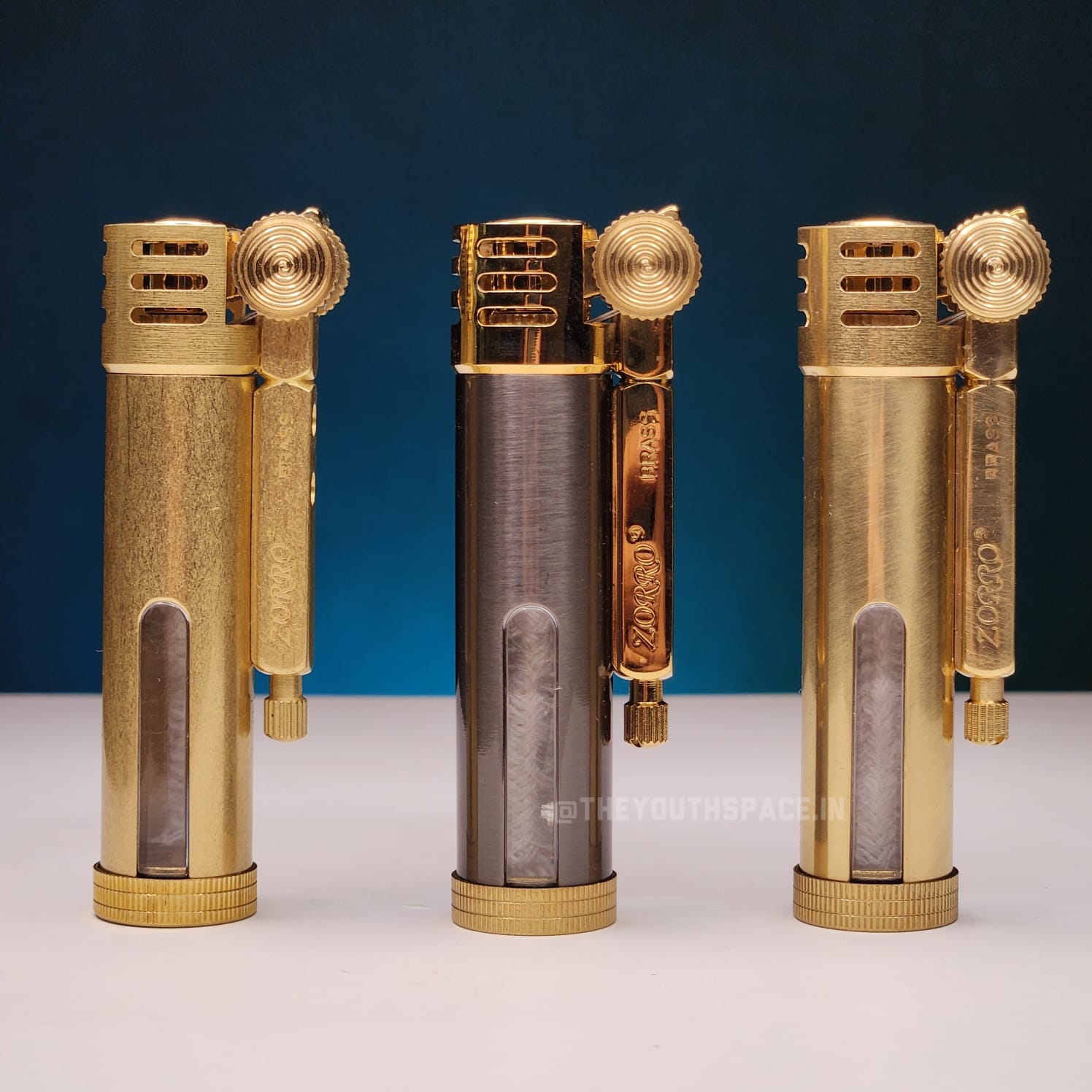 Zorro Siphon 556 Brass Retro Kerosene Lighter