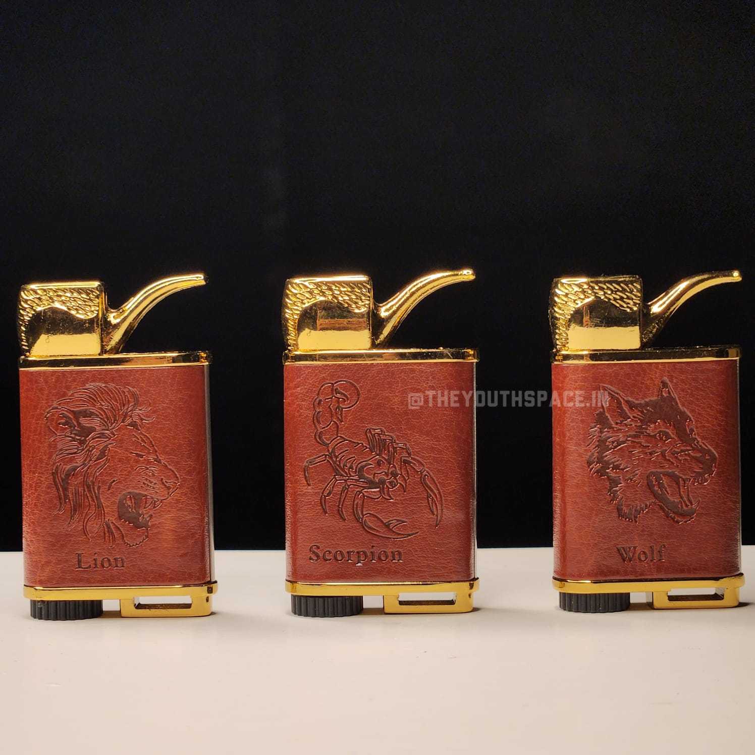 Cigar Style Jet Flame Lighter Model2 (Metallic)