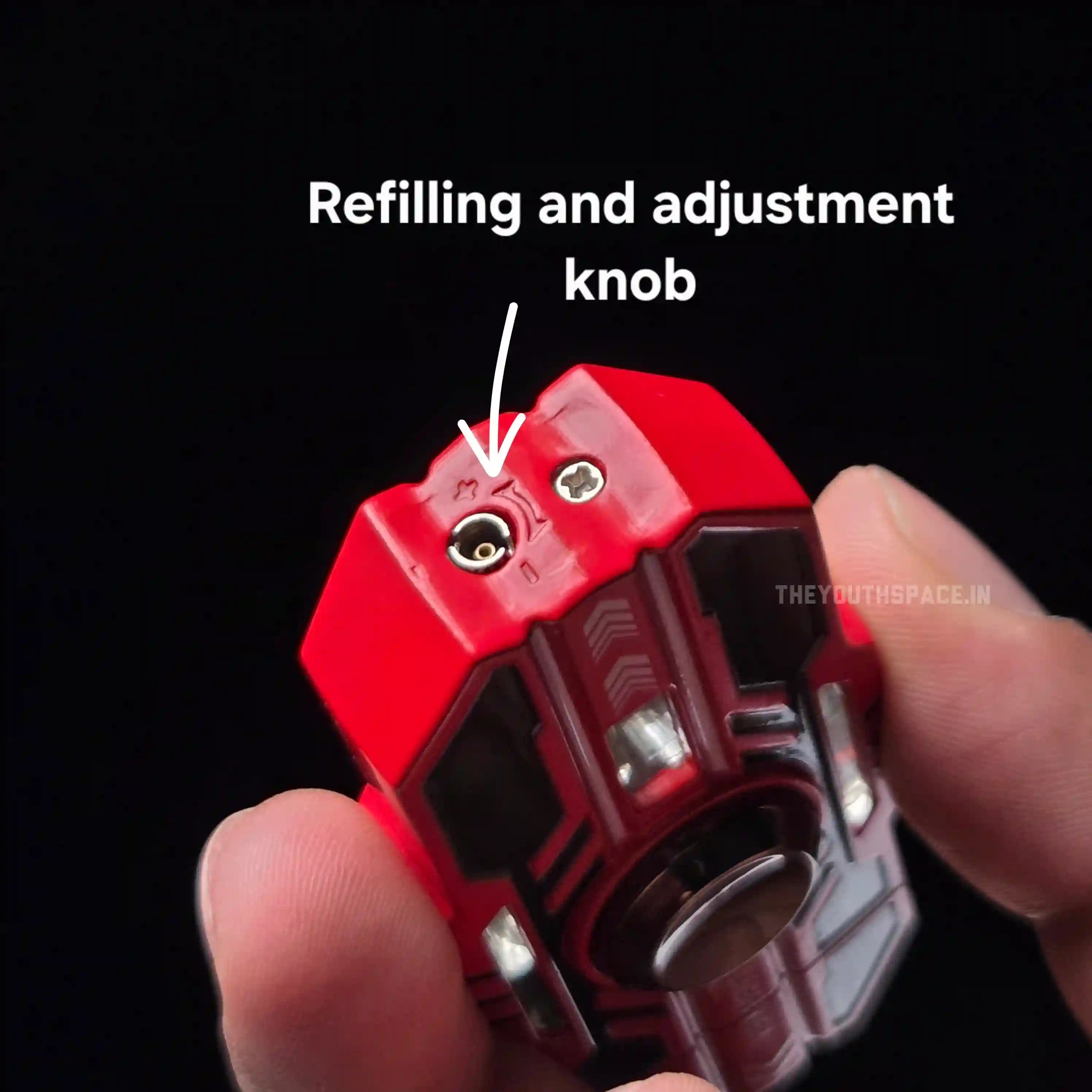 Mecha Fidget Spinner Luminous Jet Lighter