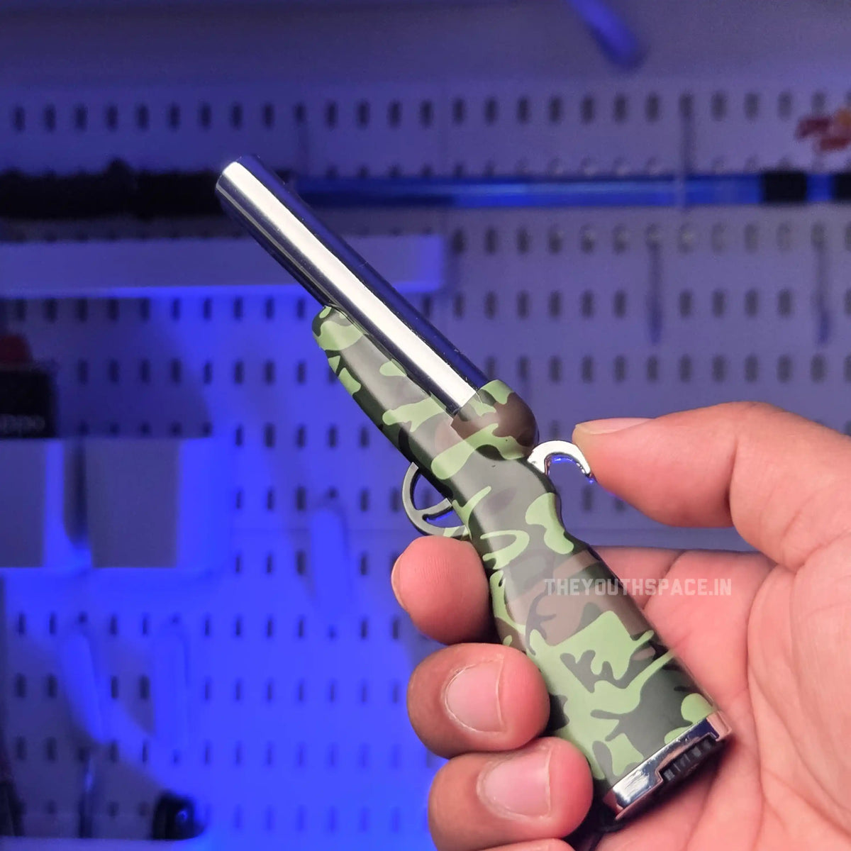 Dual Barrel Rifle Dual Flame Jet Lighter