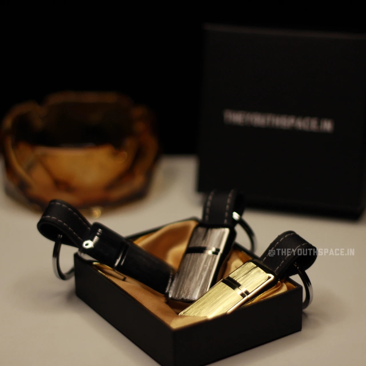 Hidden Keychain Flint Lighter