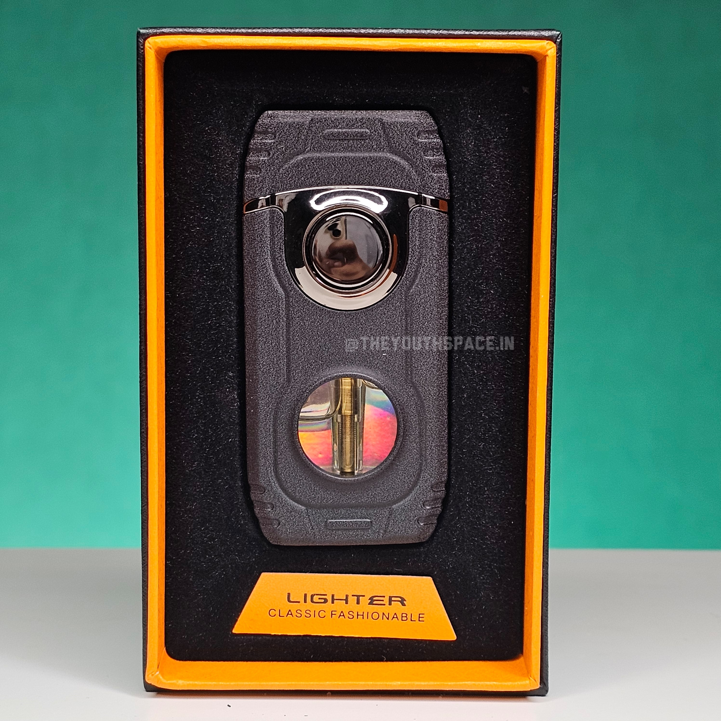 Premium FlameShift Tank Lighter (with Light)