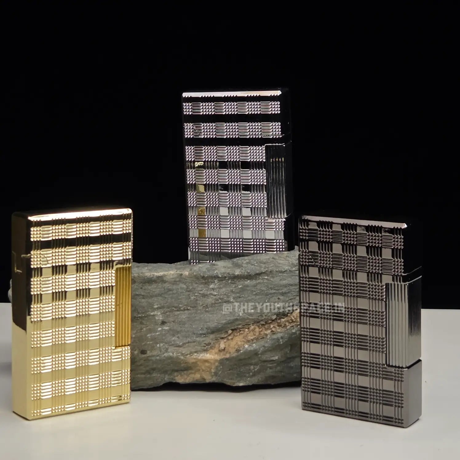 Iron Check Side-Press Jet Lighter