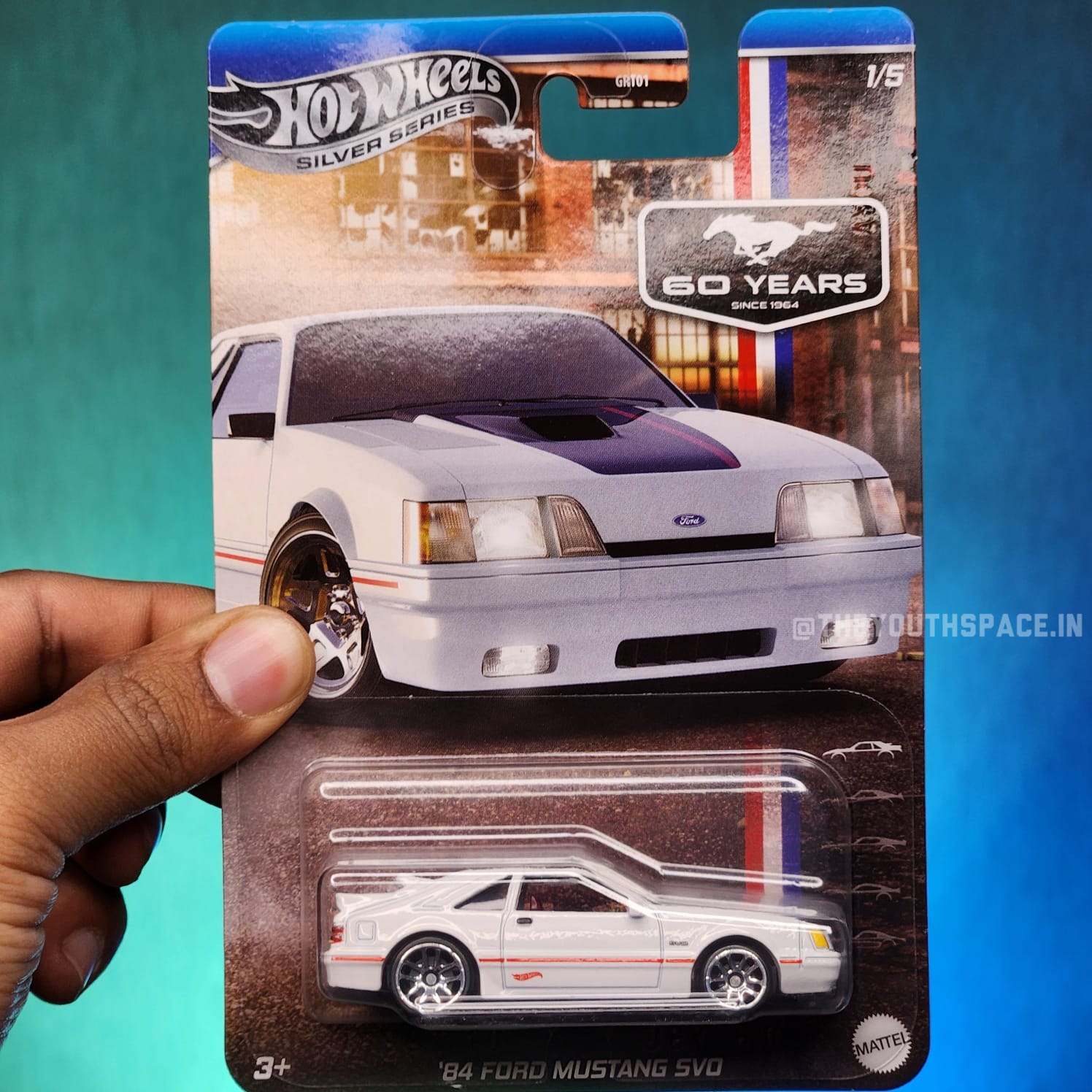 Hot Wheels 84 Silver series Ford Mustang SVO (Imported)
