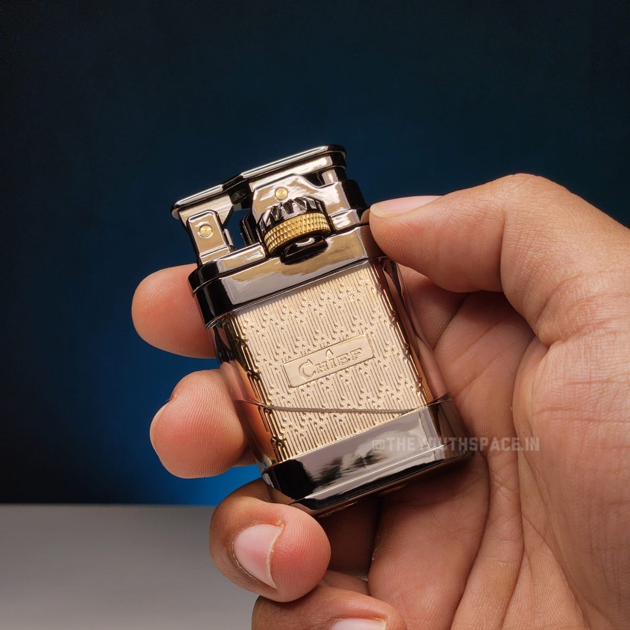 Chief Creative Gear Linkage Transparent Fuel Tank Kerosene Lighter