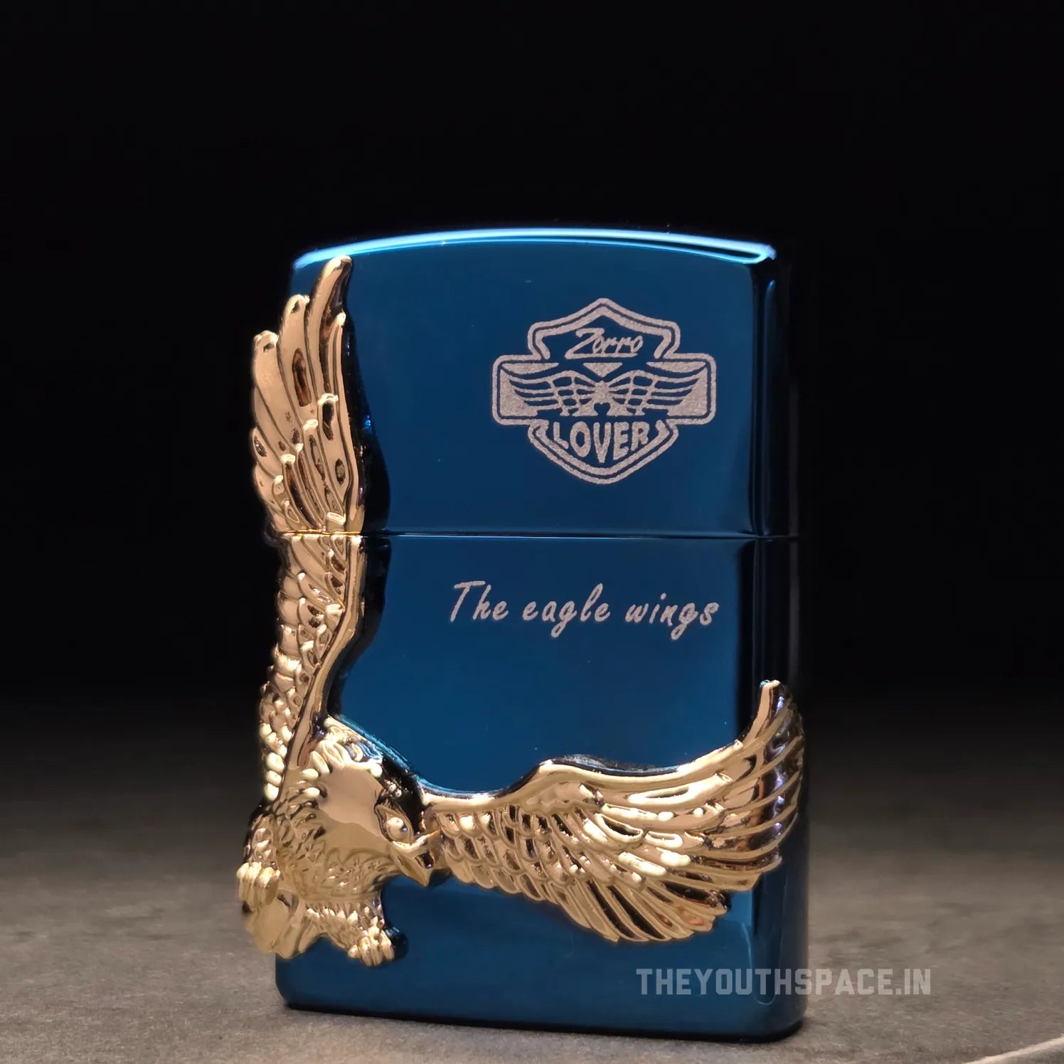 ZORRO ULTIMATE JUSTICE BRASS EAGLE EMBOSSED LIGHTER 24 HK