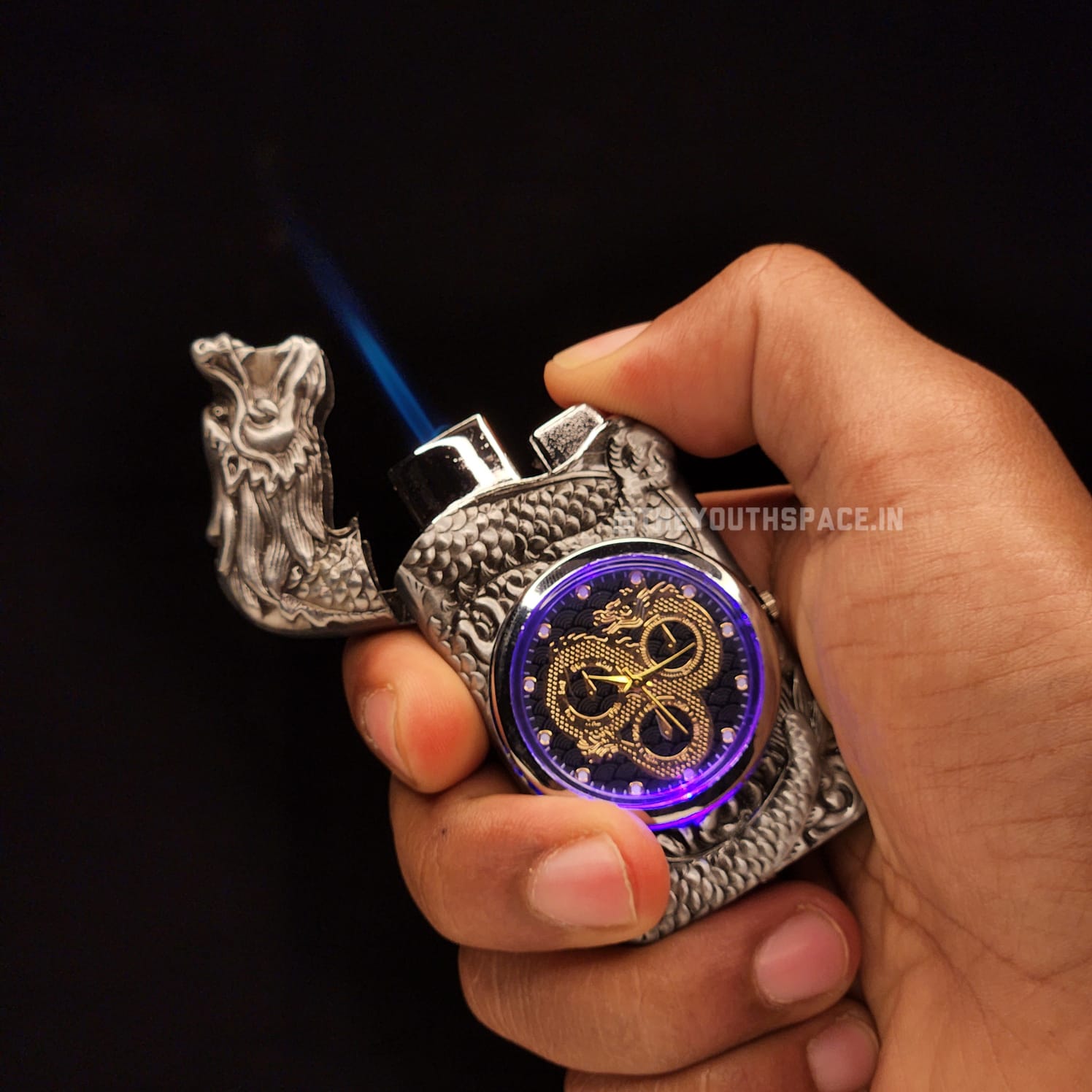 Dragon Time Flame Dragon Jet Lighter (Metallic)