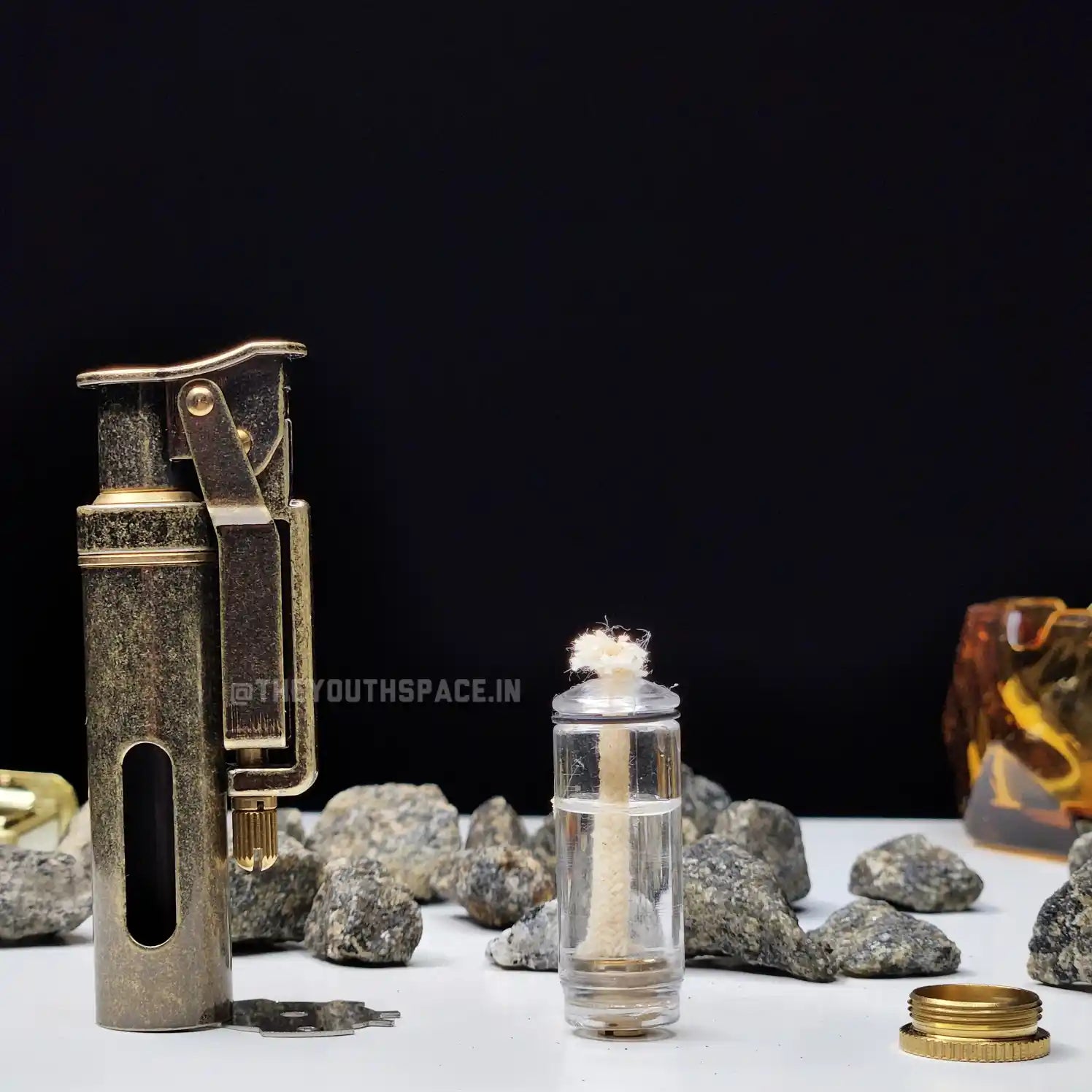 Antique Side-Lever Kerosene Lighter