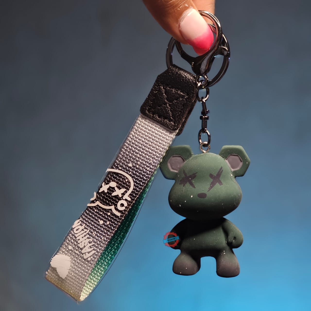 Teddy Ceramic Keychain