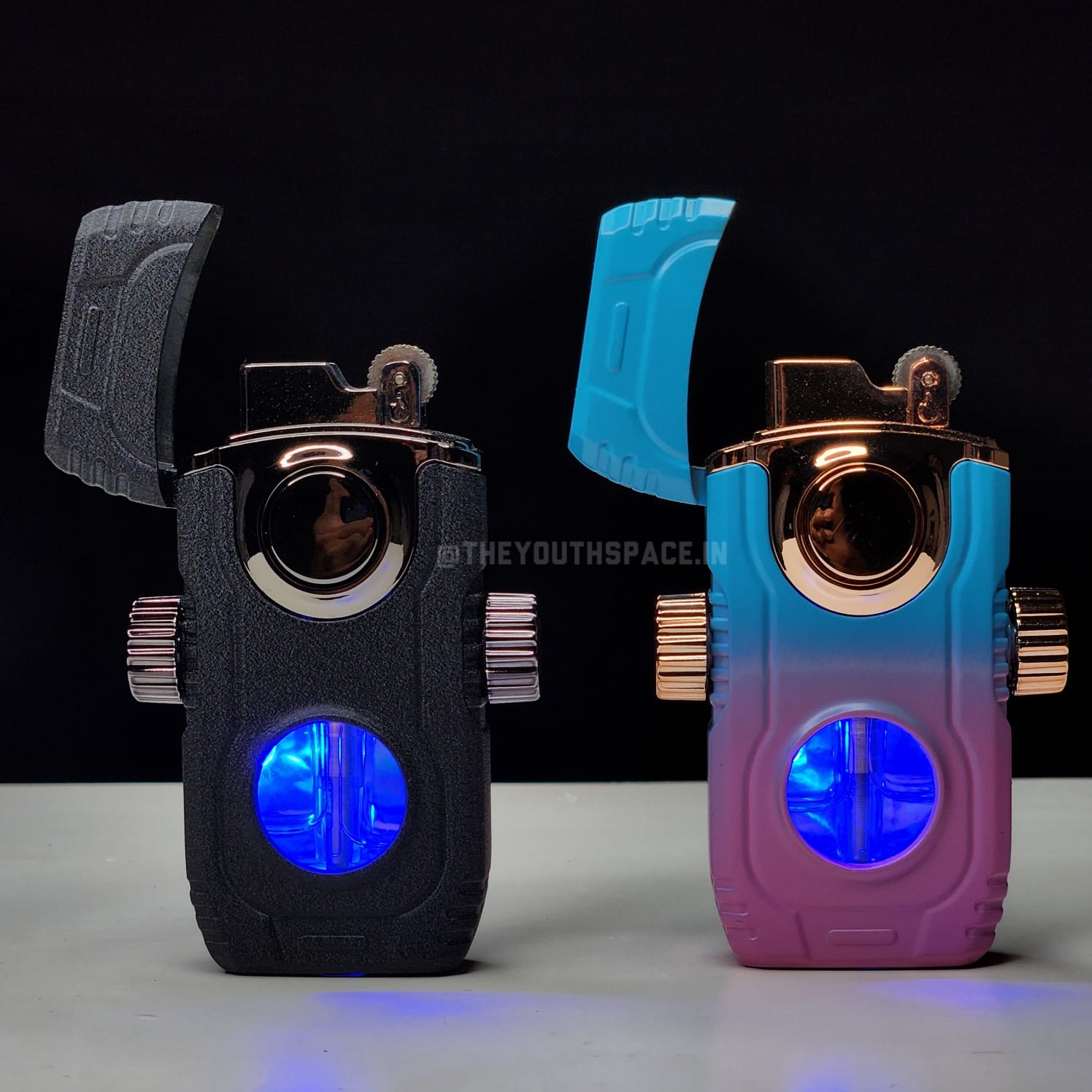 Premium Spinner Flame Shift Tank Lighter
