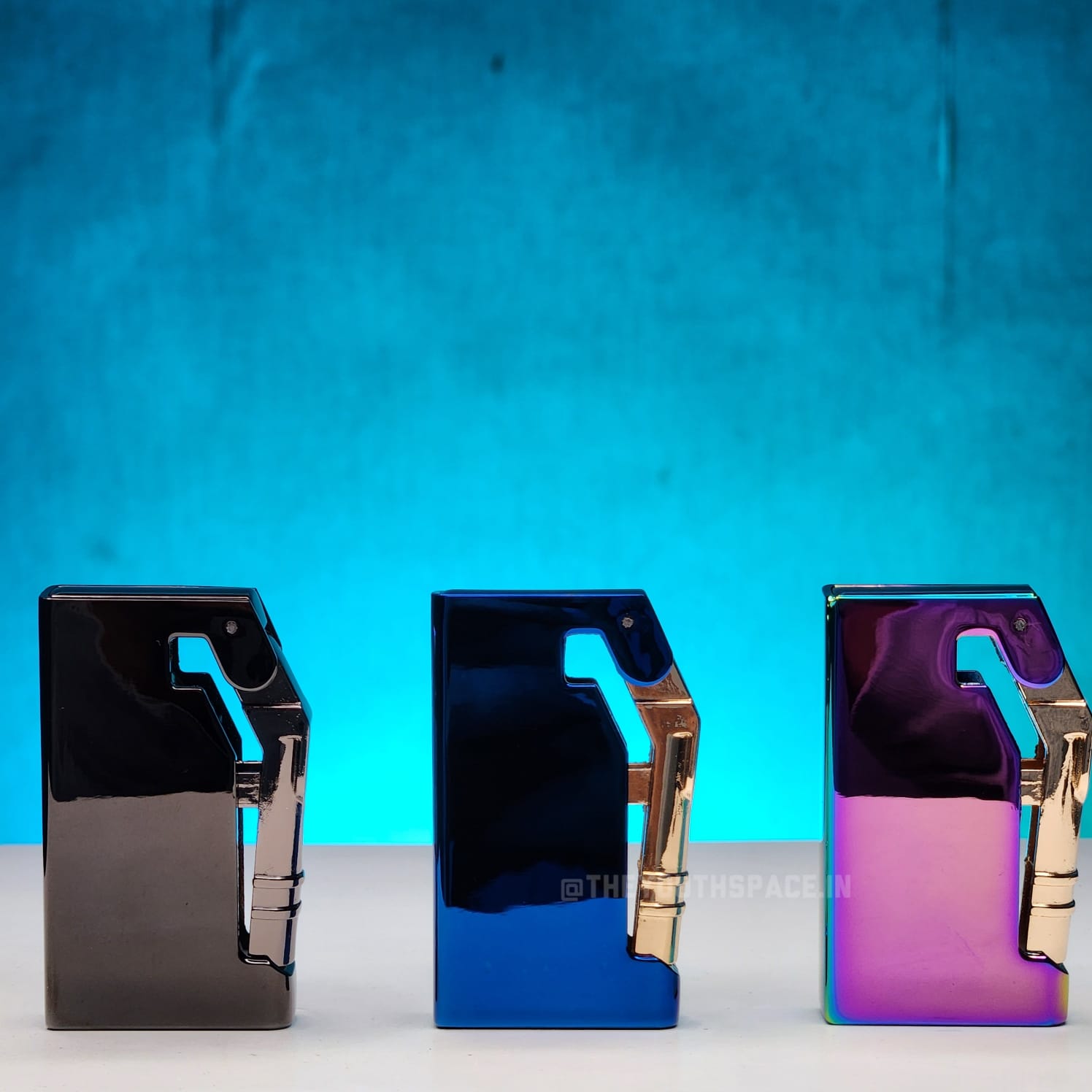 Mechanical Side Press Jet Flame Lighter (Metallic)