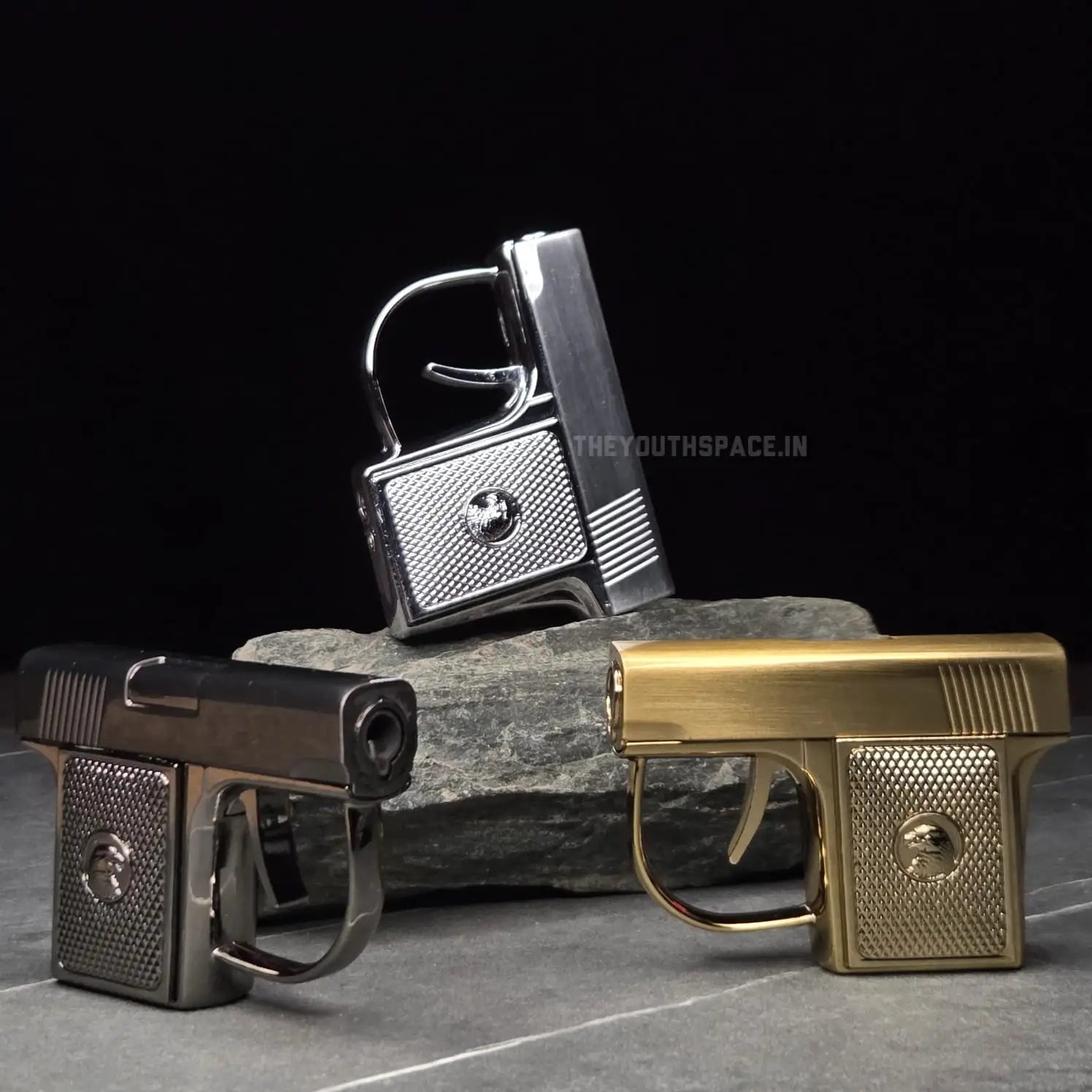 Aomai pocket pistol-shaped metal torch lighter
