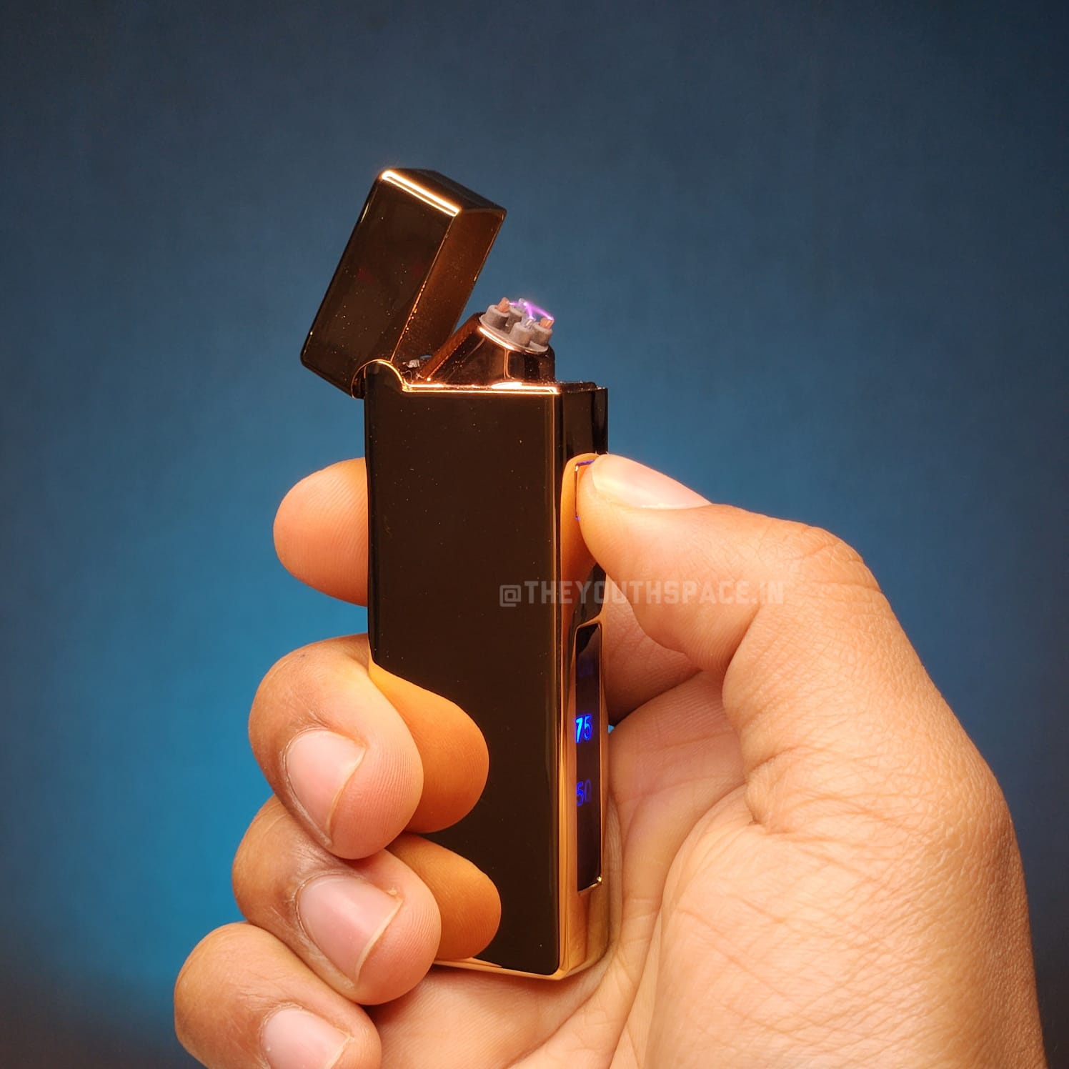Lumina Double Arc Rechargeable Metallic Lighter