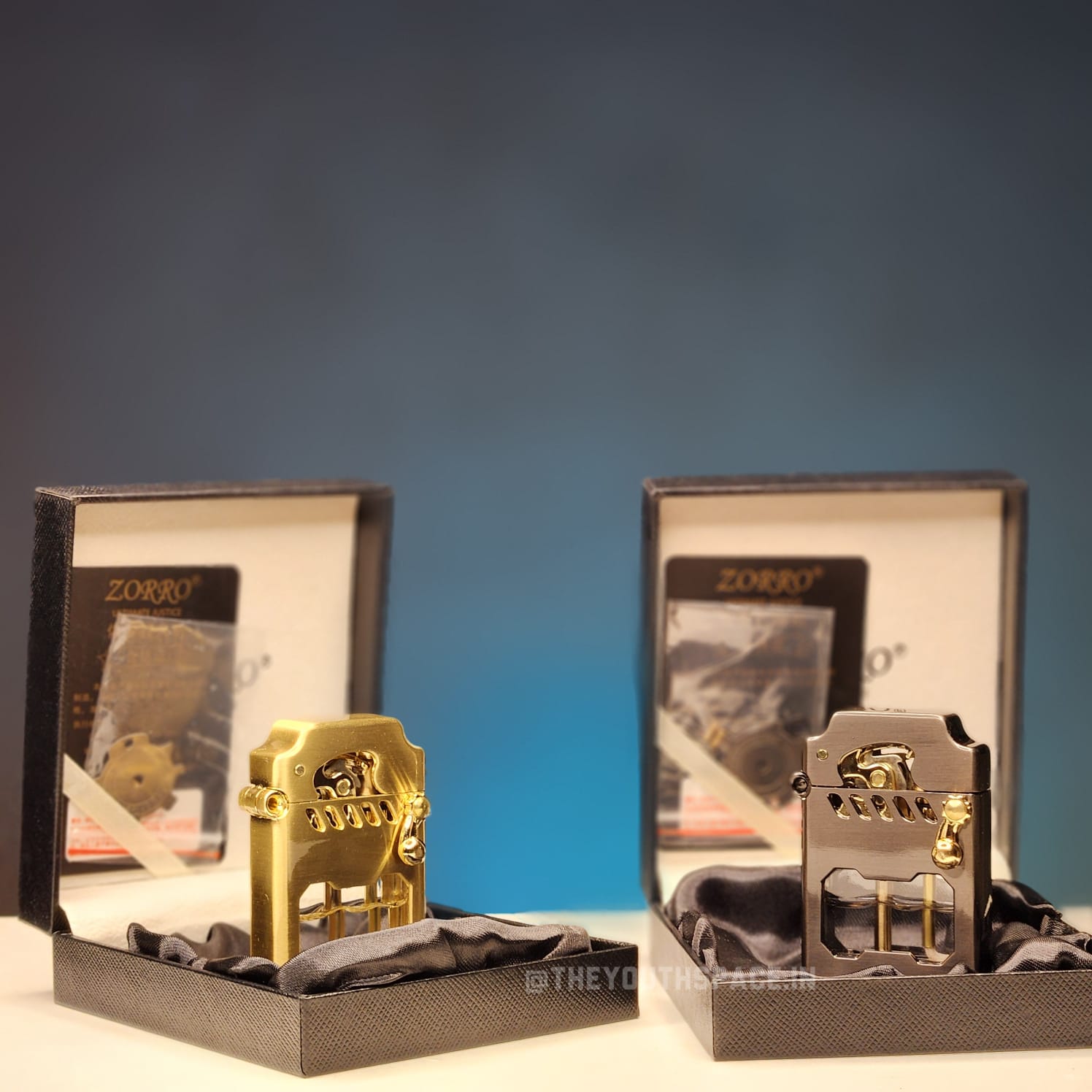 Original Zorro Mecha Transparent Fuel Tank Kerosene Lighter