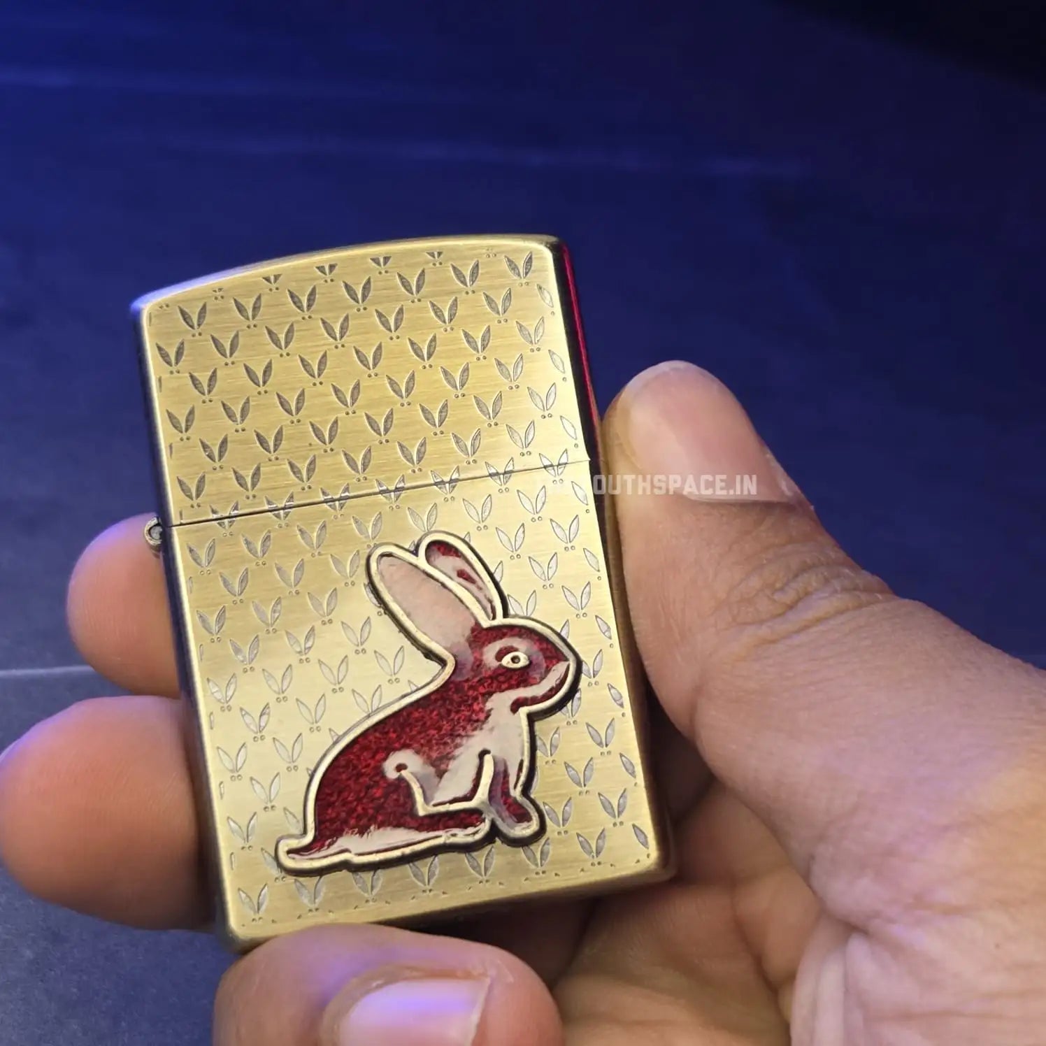 Zorro Ultimate Justice Brass red Bunny Emblem Lighter 22 HK