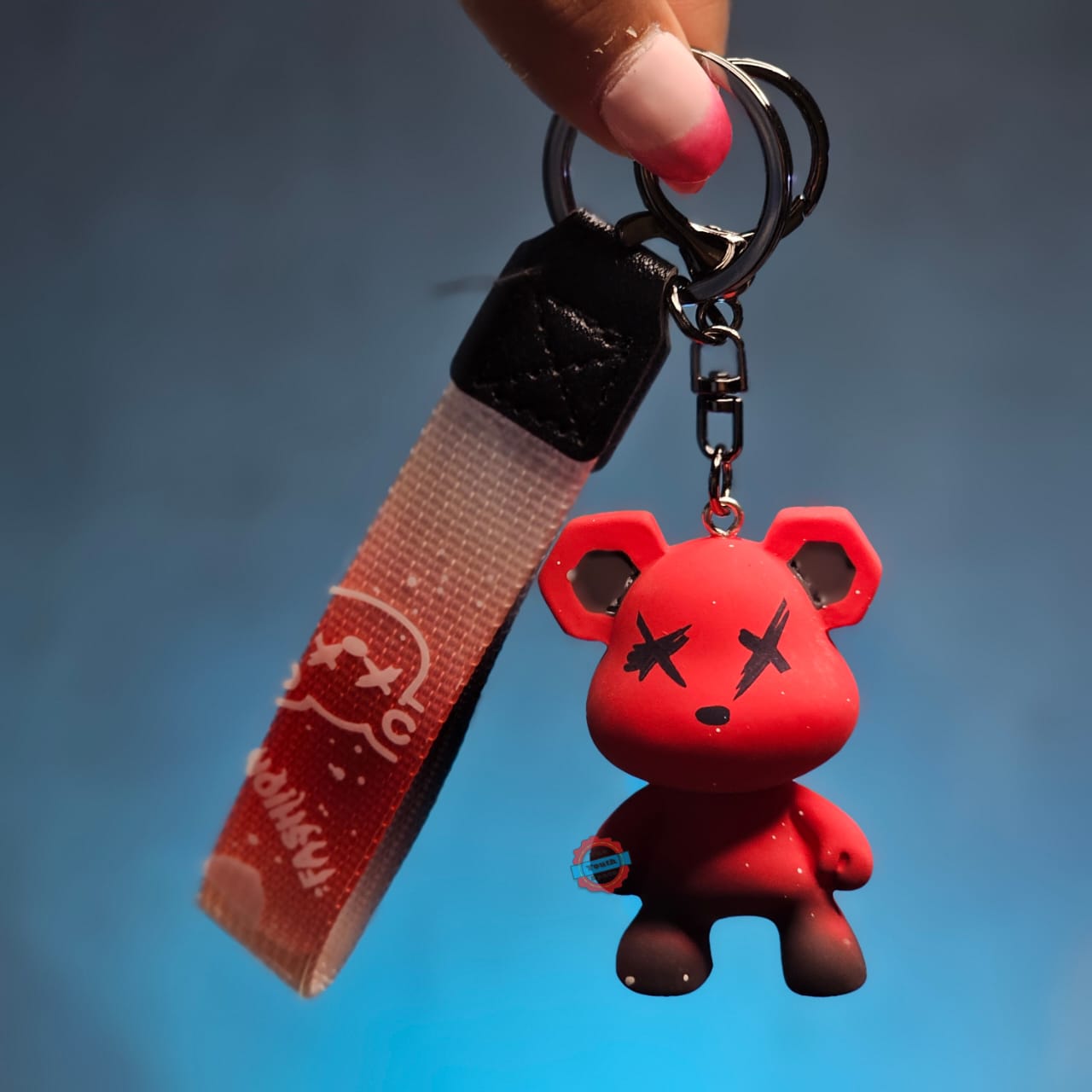 Teddy Ceramic Keychain