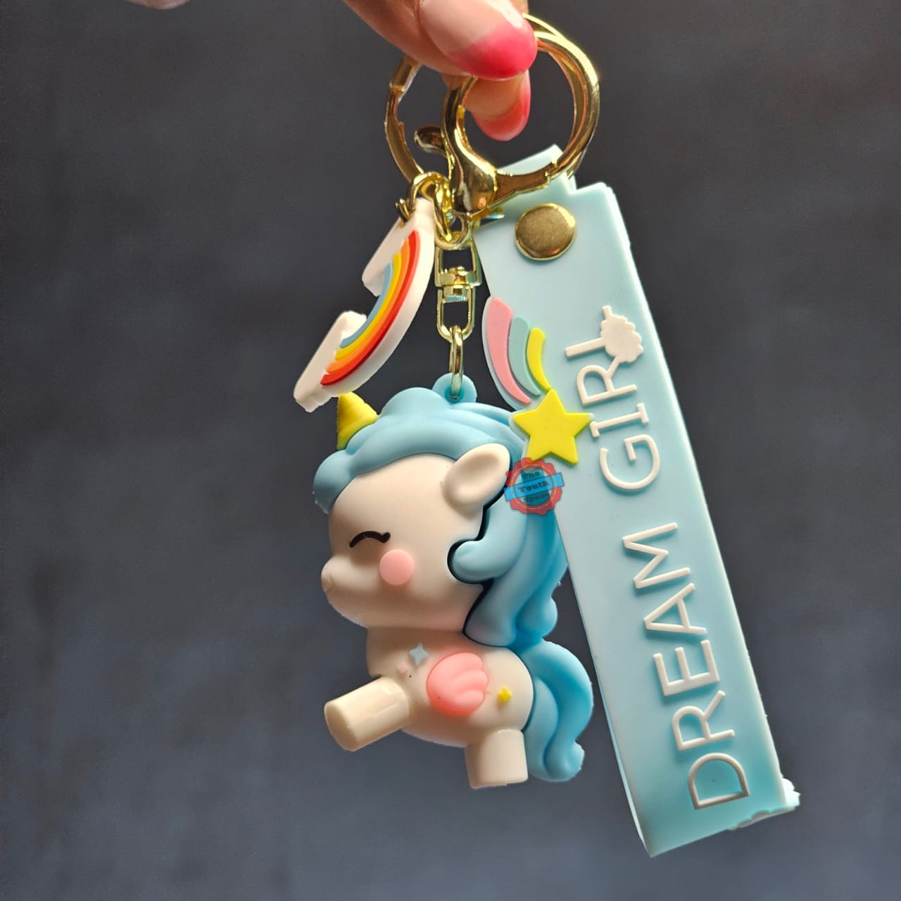 Unicorn Silicone Keychain (code 2)