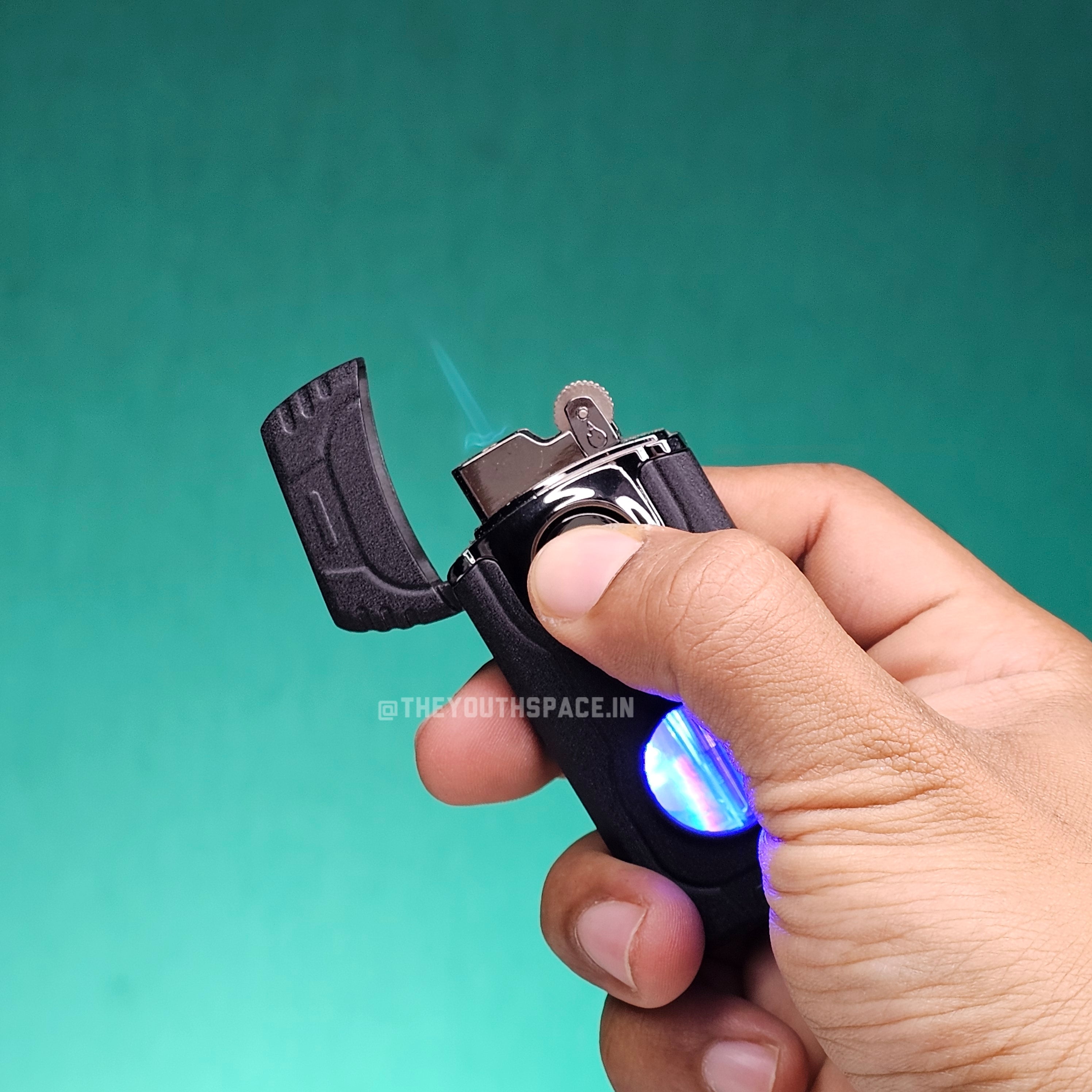 Premium FlameShift Tank Lighter (with Light)