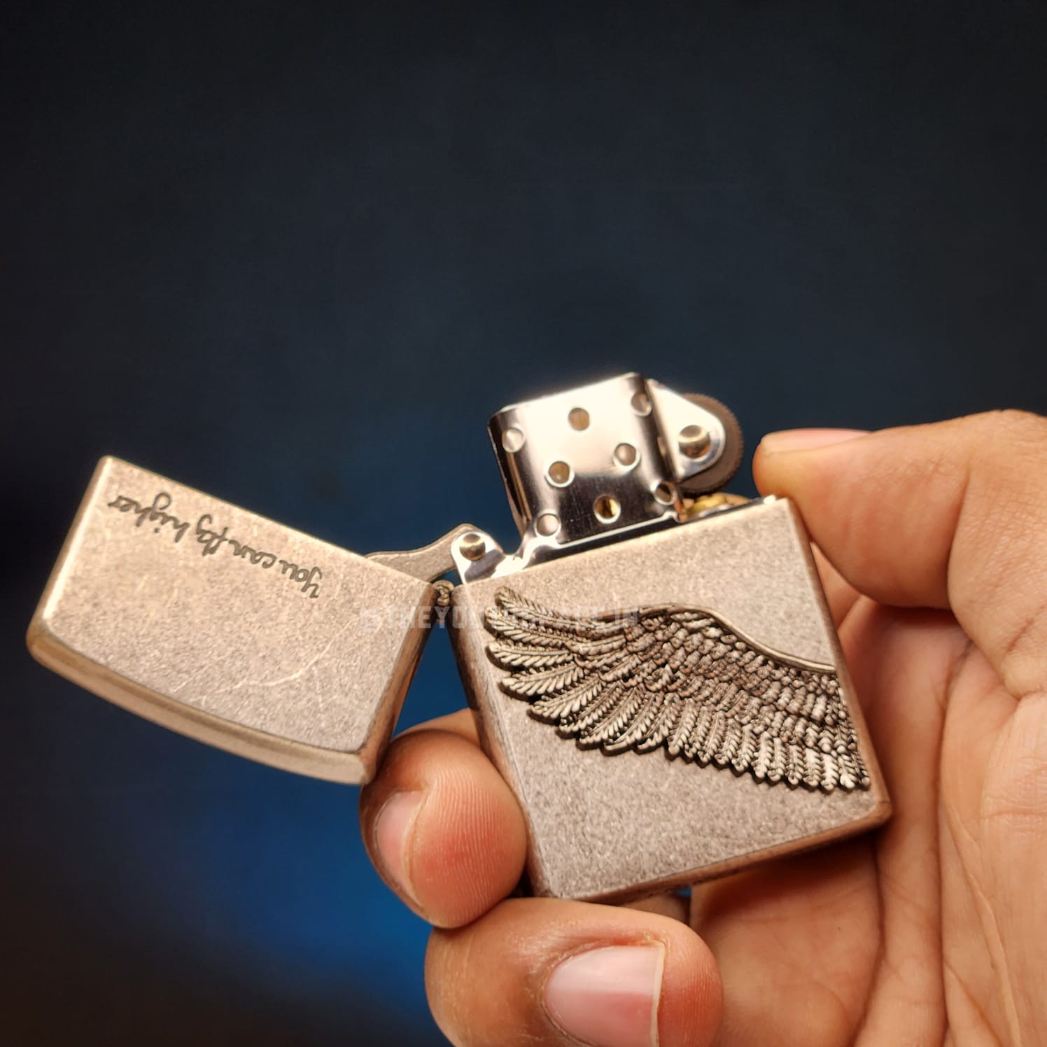 ZORRO ULTIMATE JUSTICE BRASS ANTIQUE WING EMBOSSED LIGHTER 2025