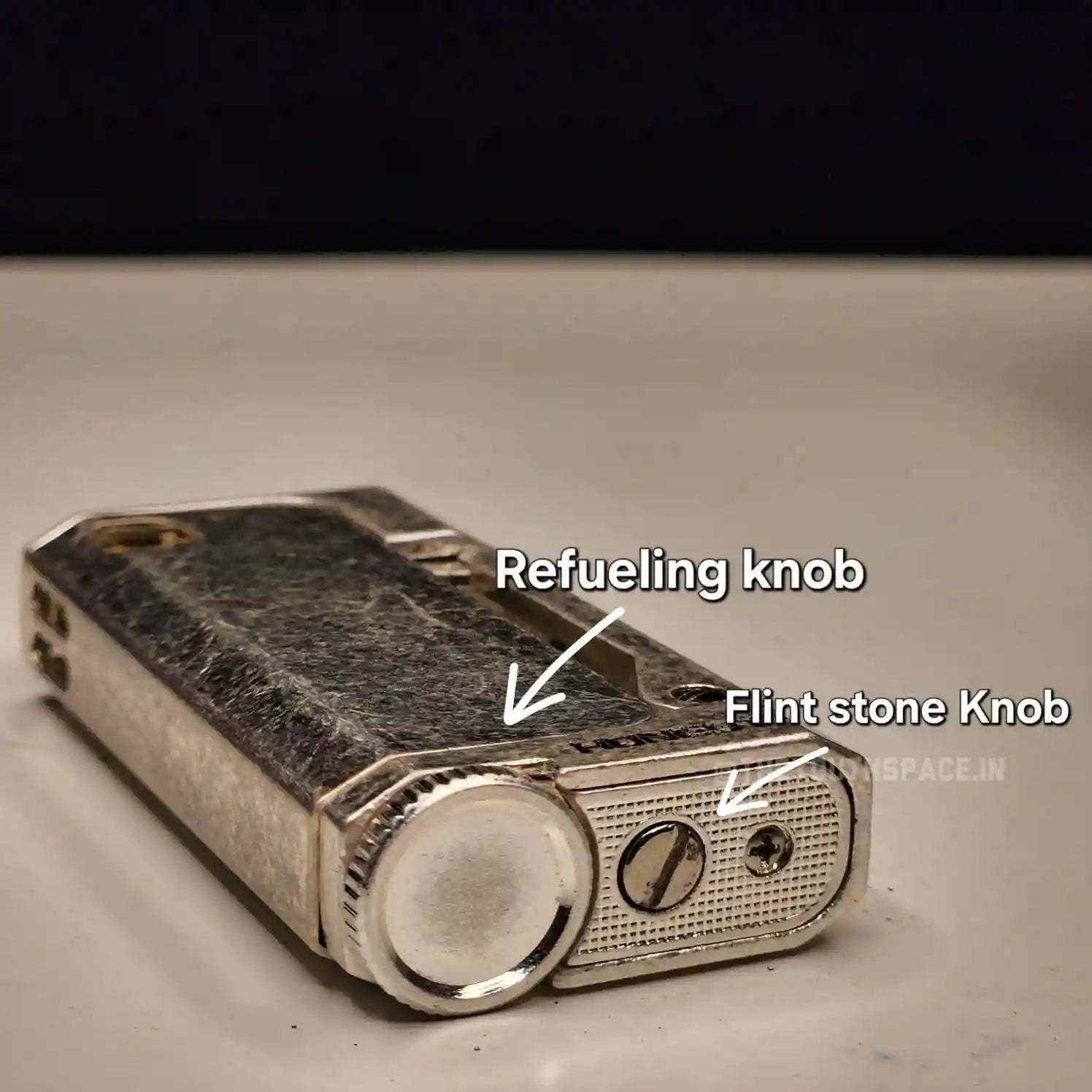 Premium Steel Flint Lighter (Metallic)