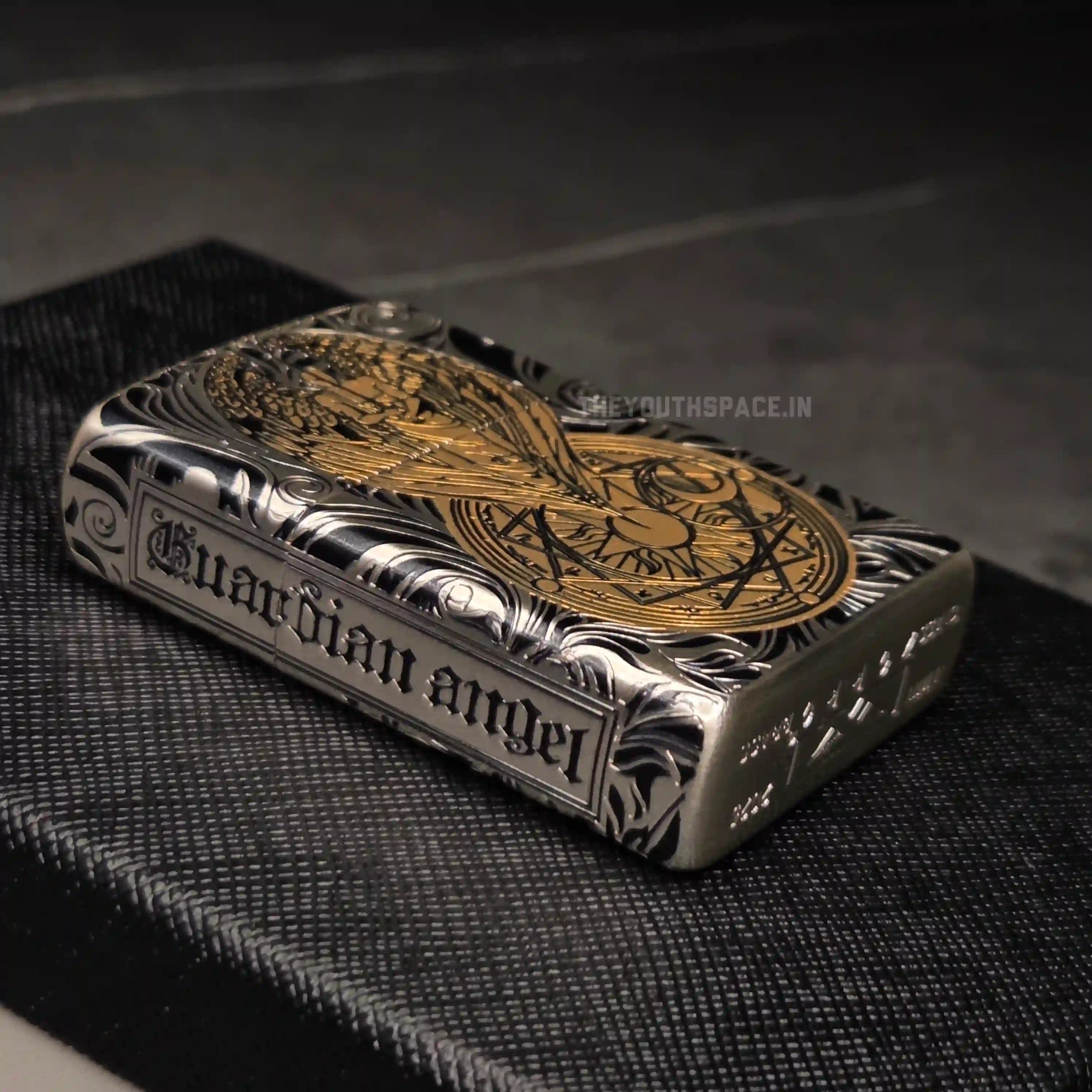 Zorro Ultimate Justice Guardian Angel Armor Lighter - Deep Relief Silver & Gold Edition