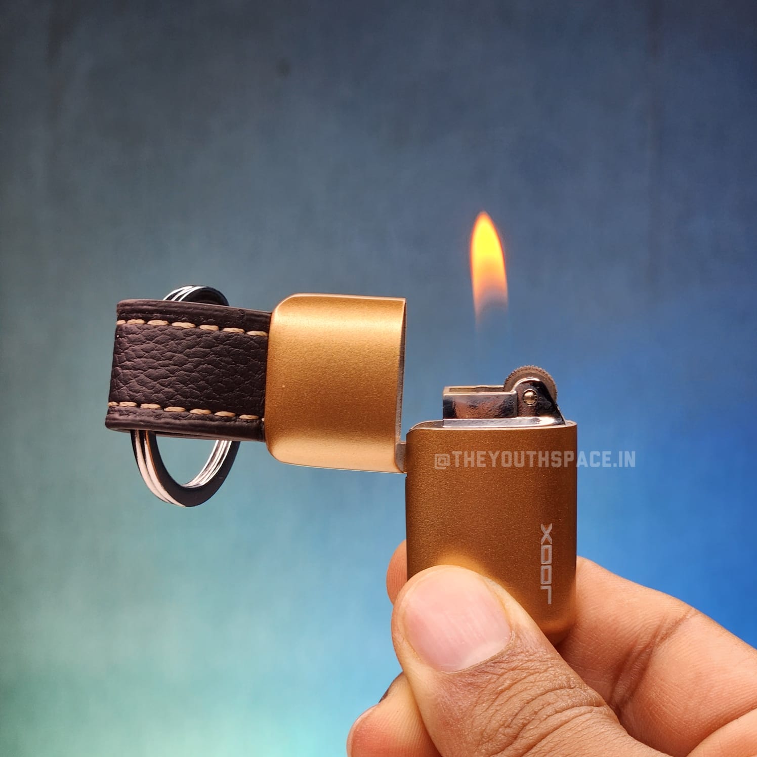 Hidden Keychain Flint Lighter