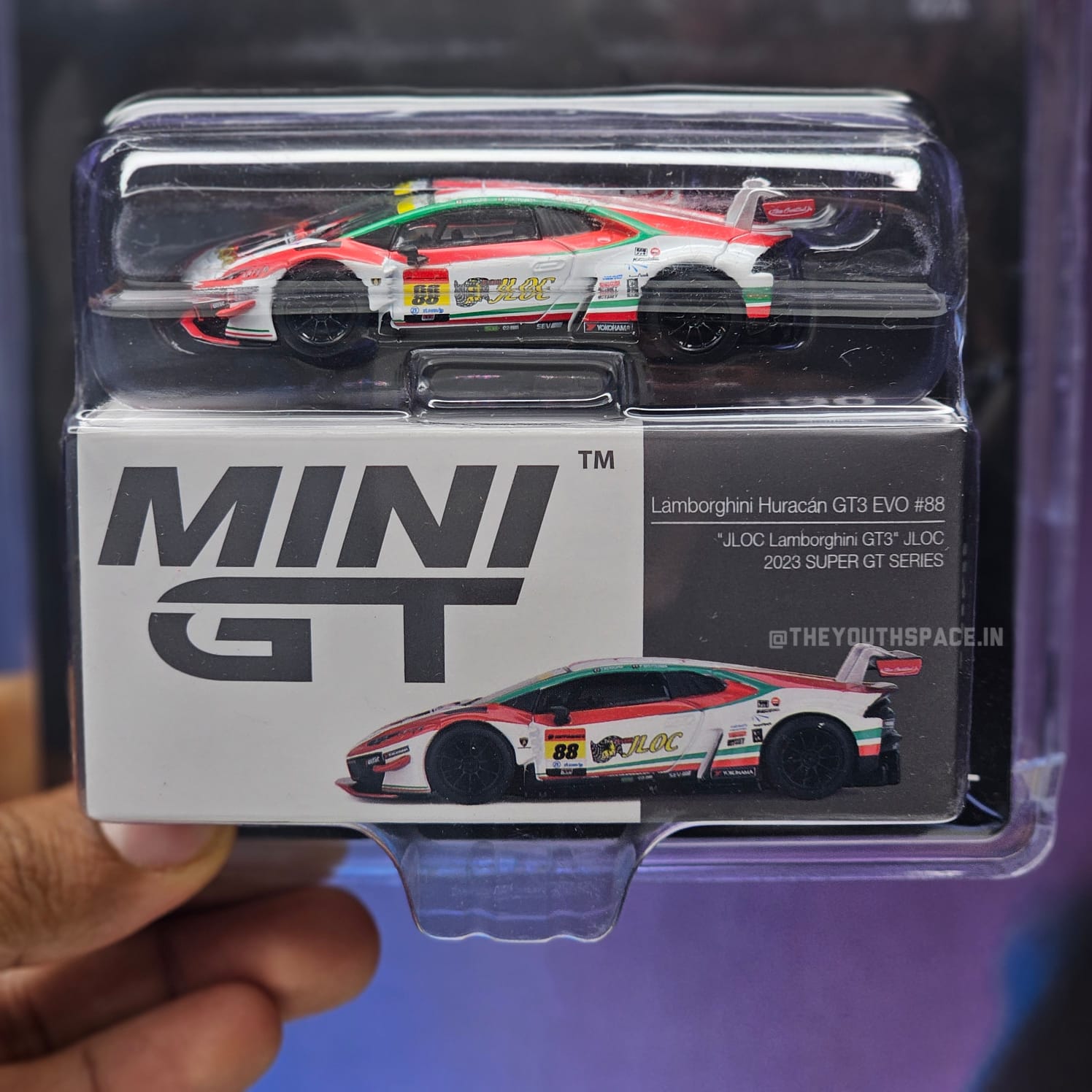 Mini GT Lamborghini Huracán GT3 EVO #88 "JLOC Lamborghini GT3" JLOC 2023 SUPER GT SERIES (Imported)