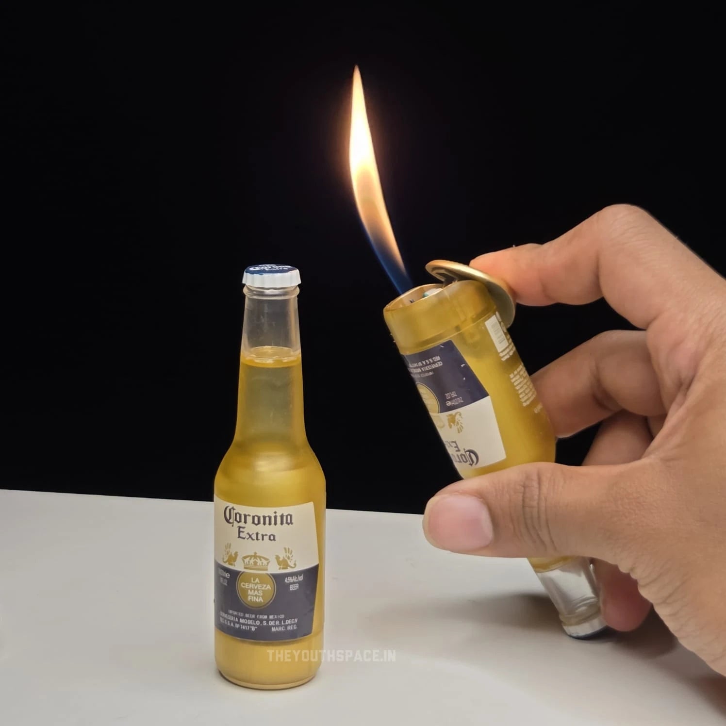 Golden Brew Flame Butane Gas Lighter