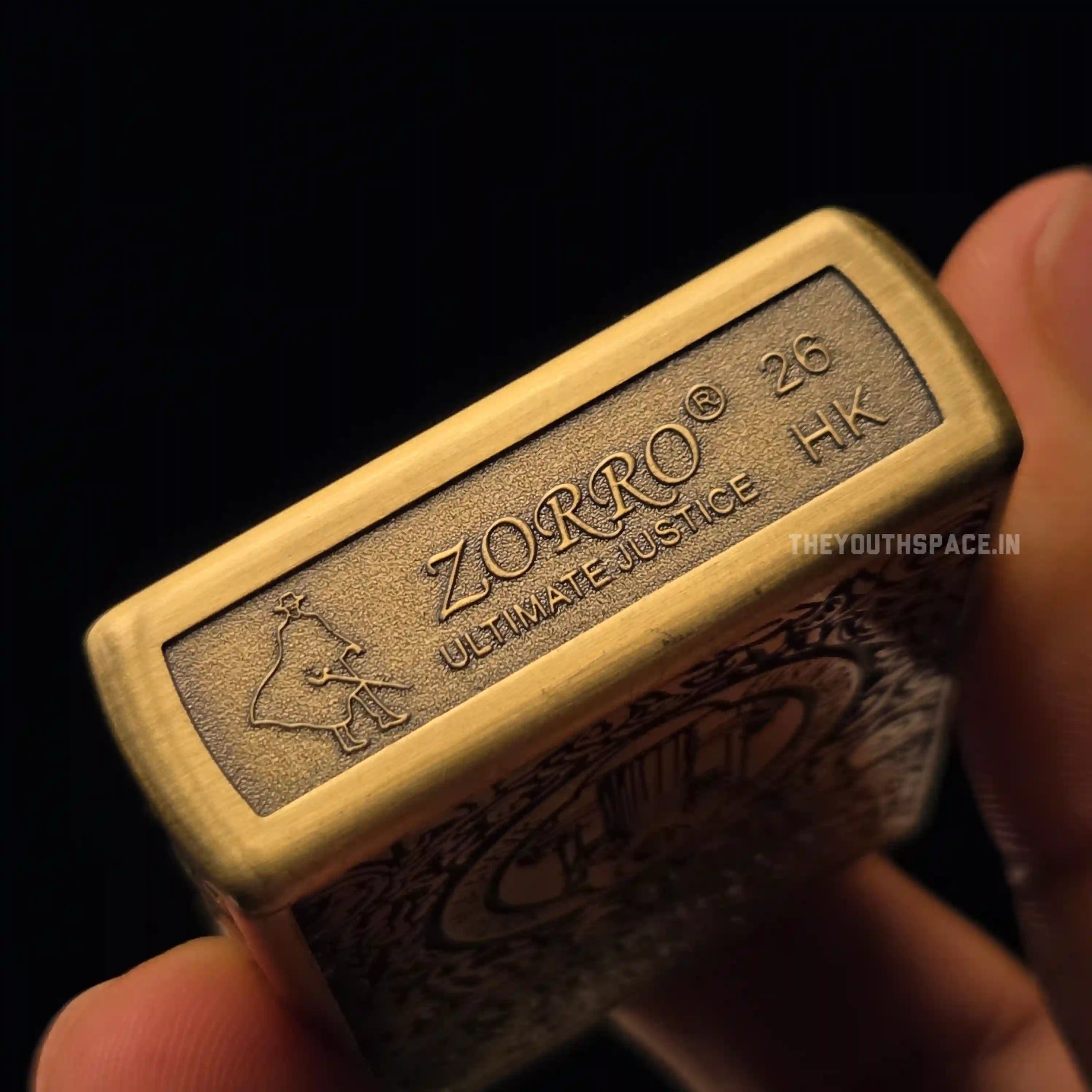 Zorro Ultimate Justice Antique Brass Saint Benedict Cross 23 HK