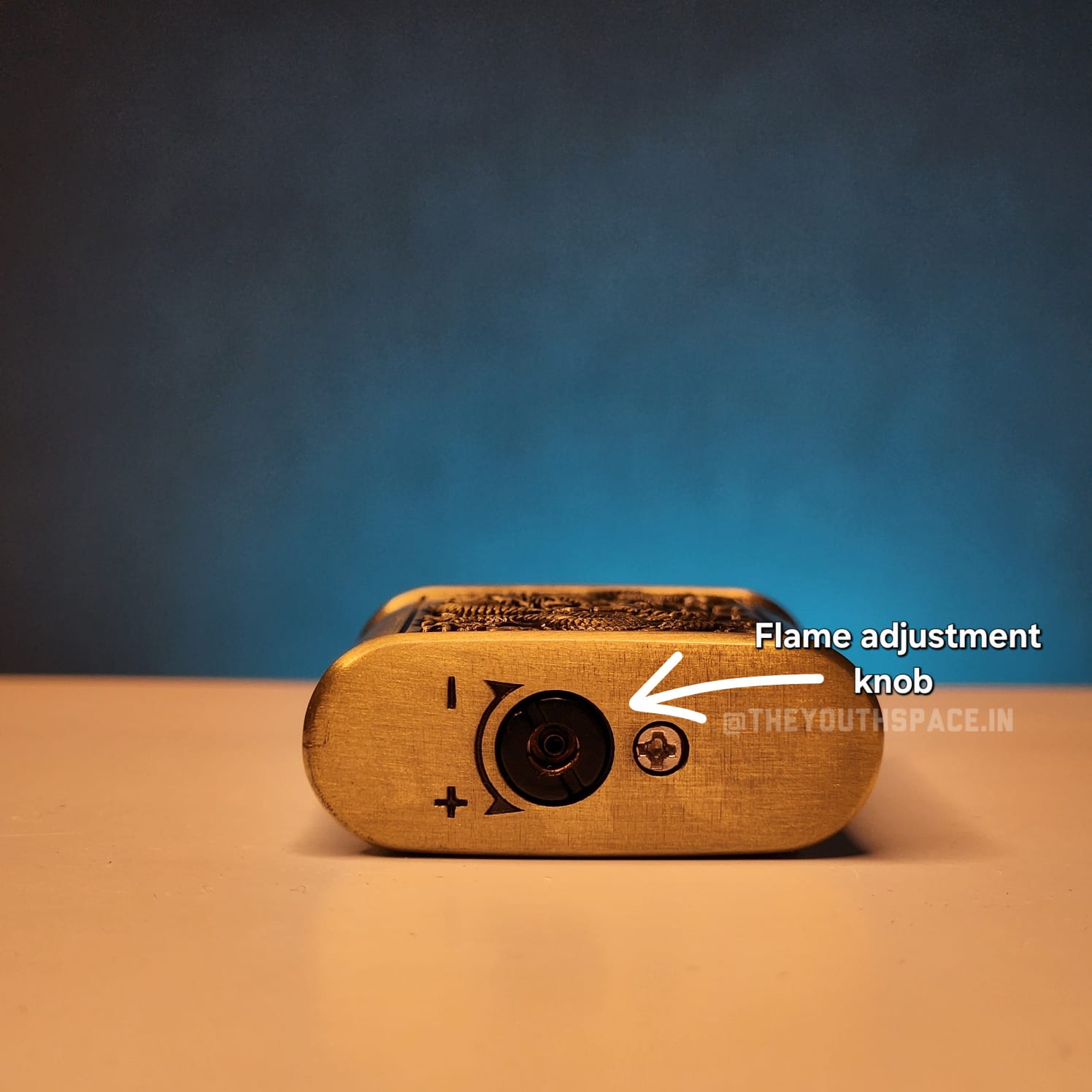 Golden Dragon Vintage Style Lighter (Metallic)