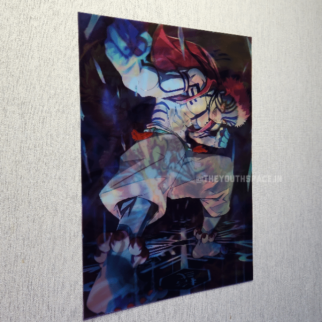 Rengoku's Death Scene 3D Motion Wall Poster