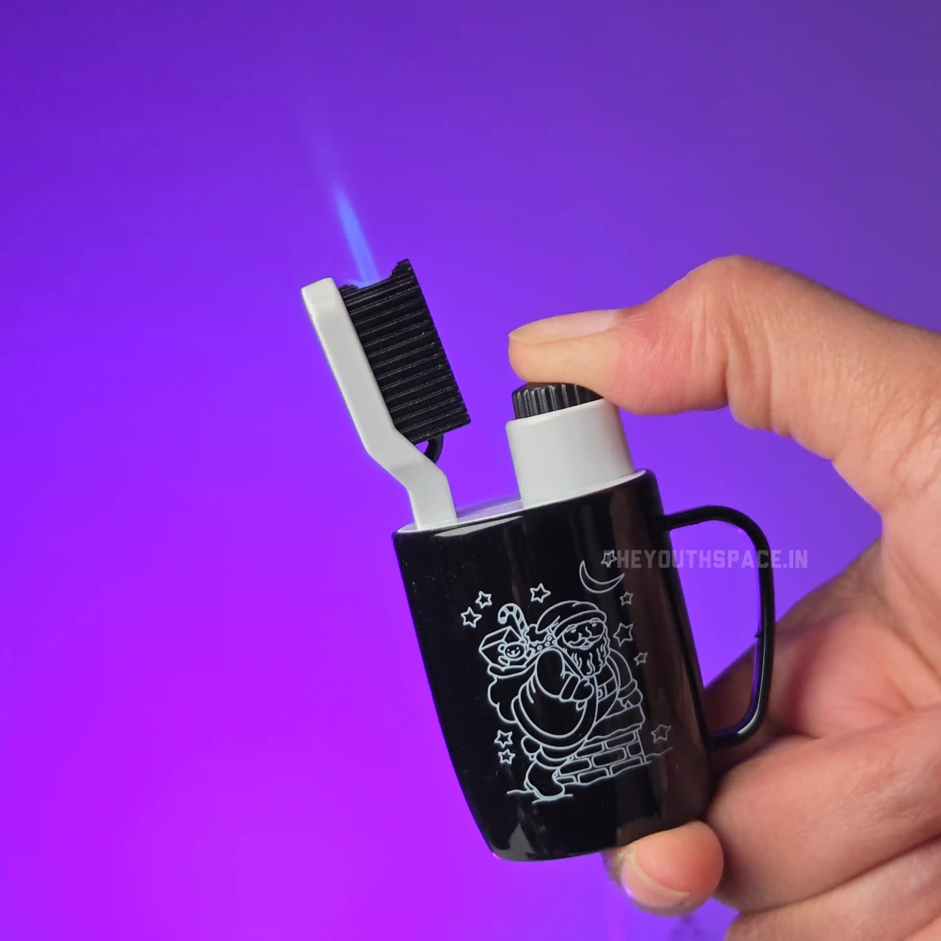 Tooth Brush Holder Fancy Jet Lighter