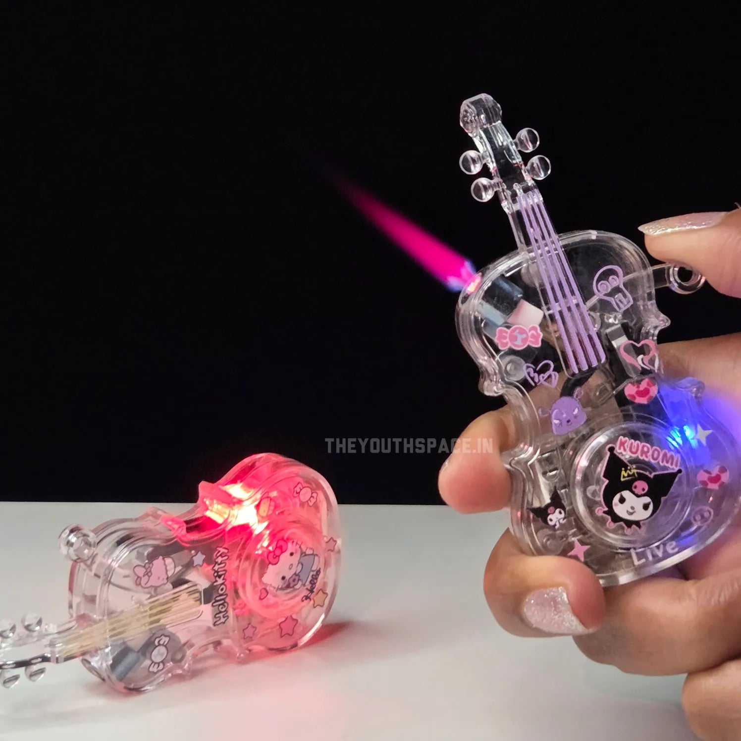 Sparkle Guitar Spinner Jet Lighter
