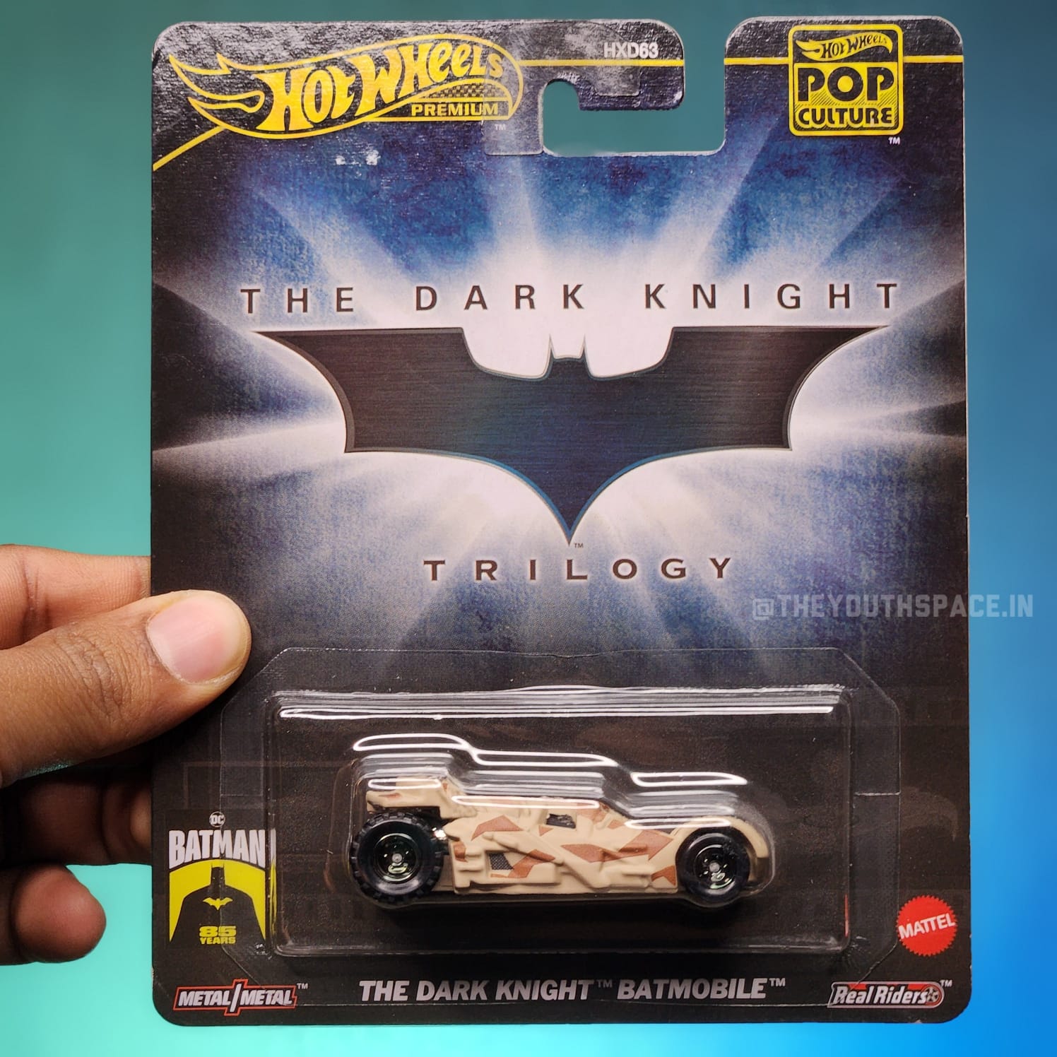 Hot Wheels Premium The Dark Knight Batmobile (Imported)