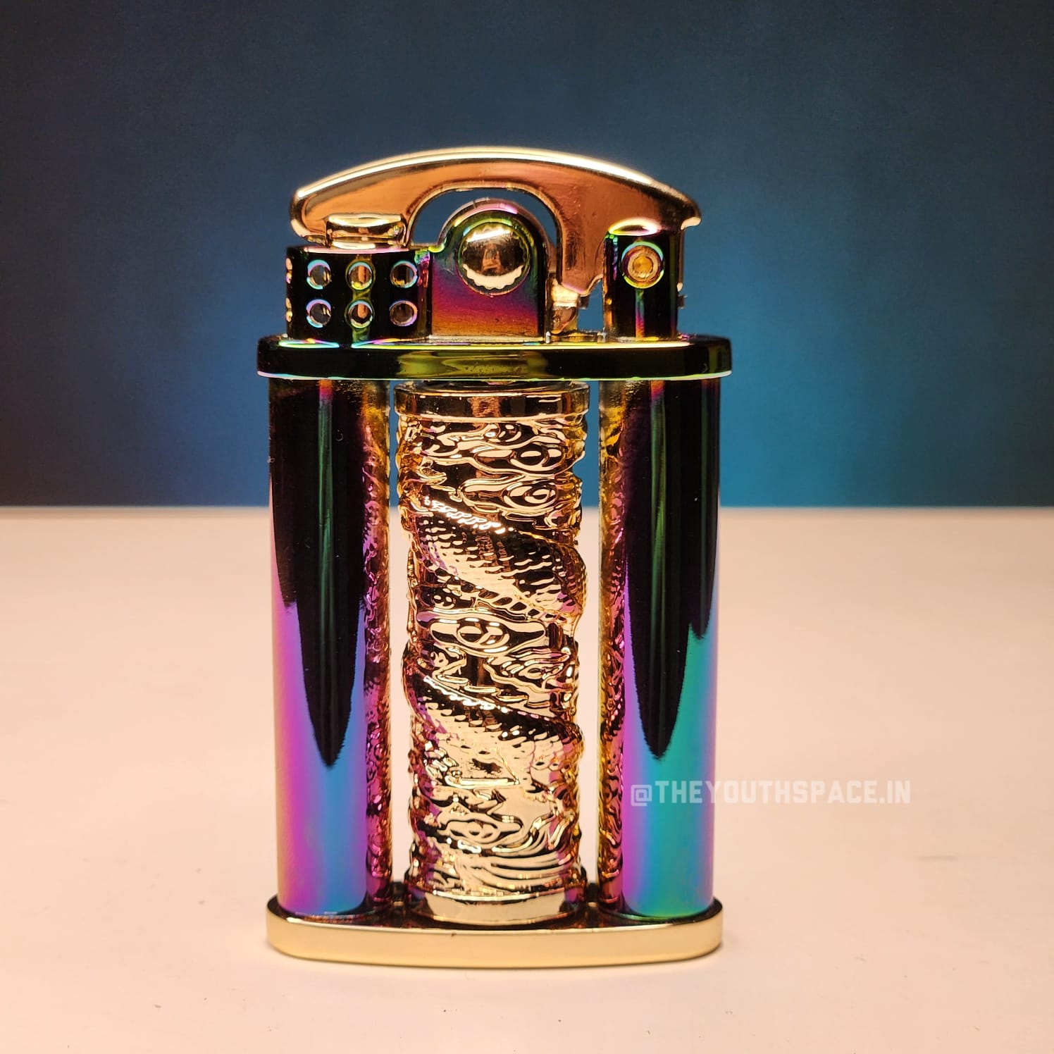 Original Zorro Rotating Dragon Column Rocker Arm Lighter