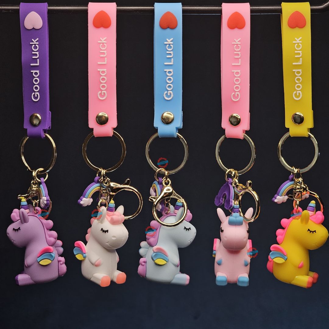 Unicorn Silicone keychain (code 1)