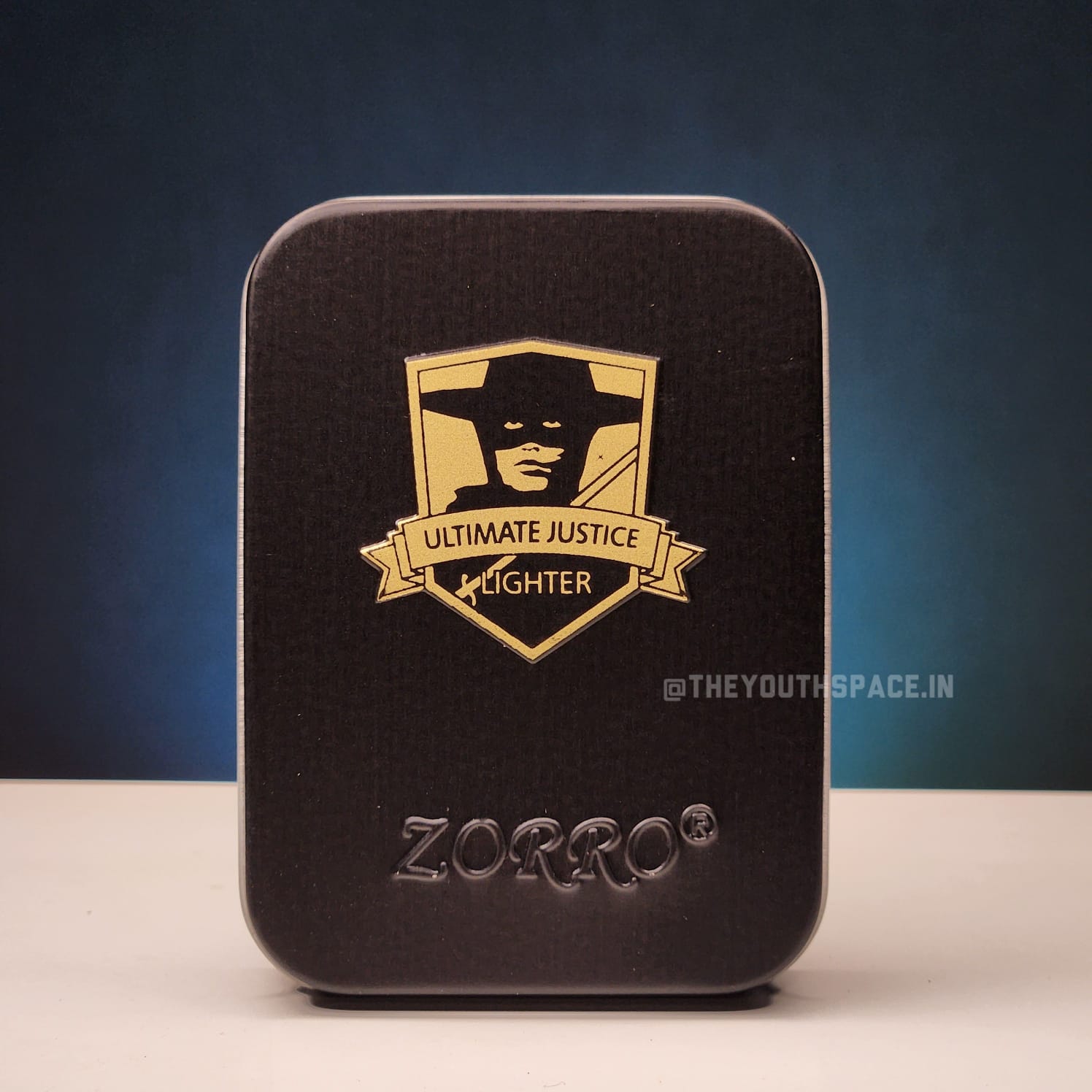 ZORRO ULTIMATE JUSTICE BRASS METALLIC OLIVE GREEN COLOR LIGHTER 22HK