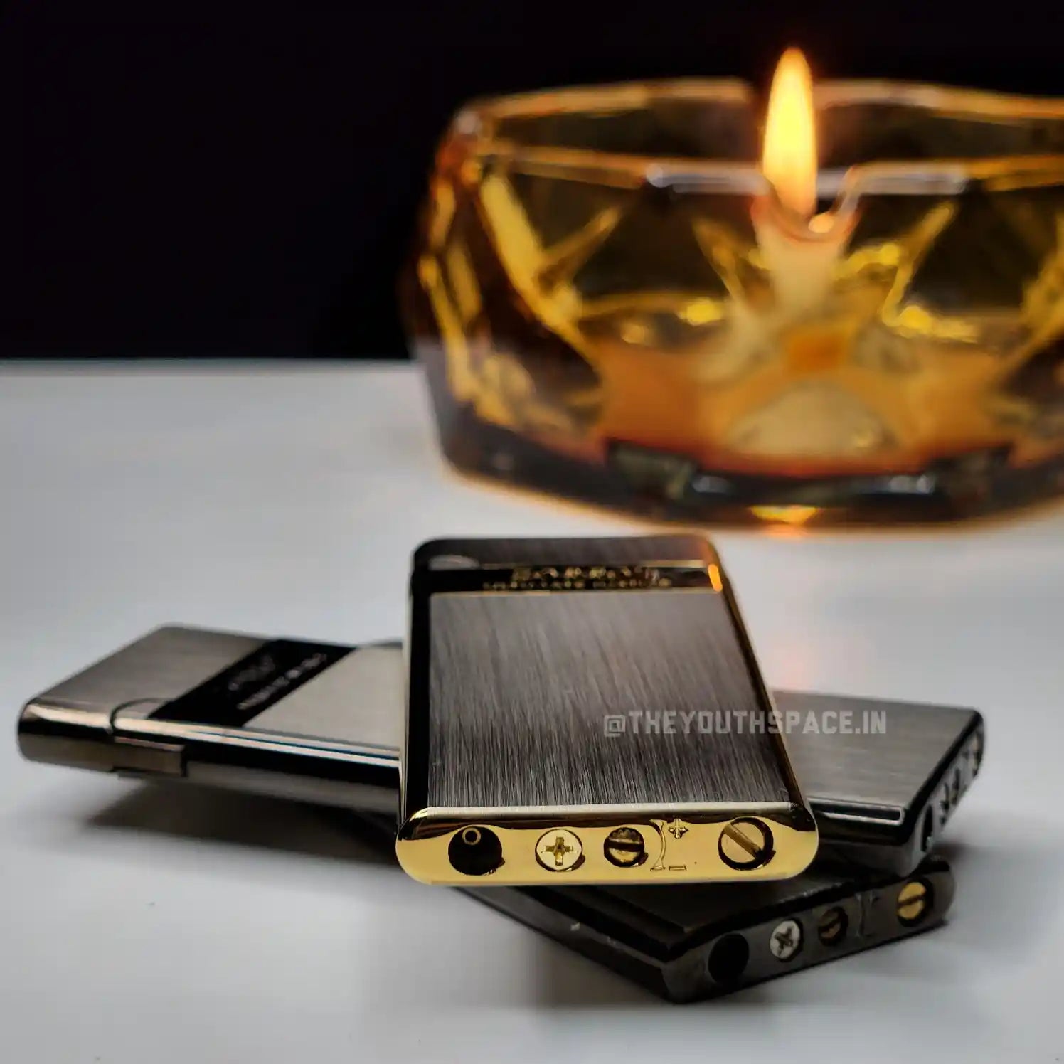 Zorro Ultimate Justice Ultra Slim Limited Edition Brass Butane Lighter