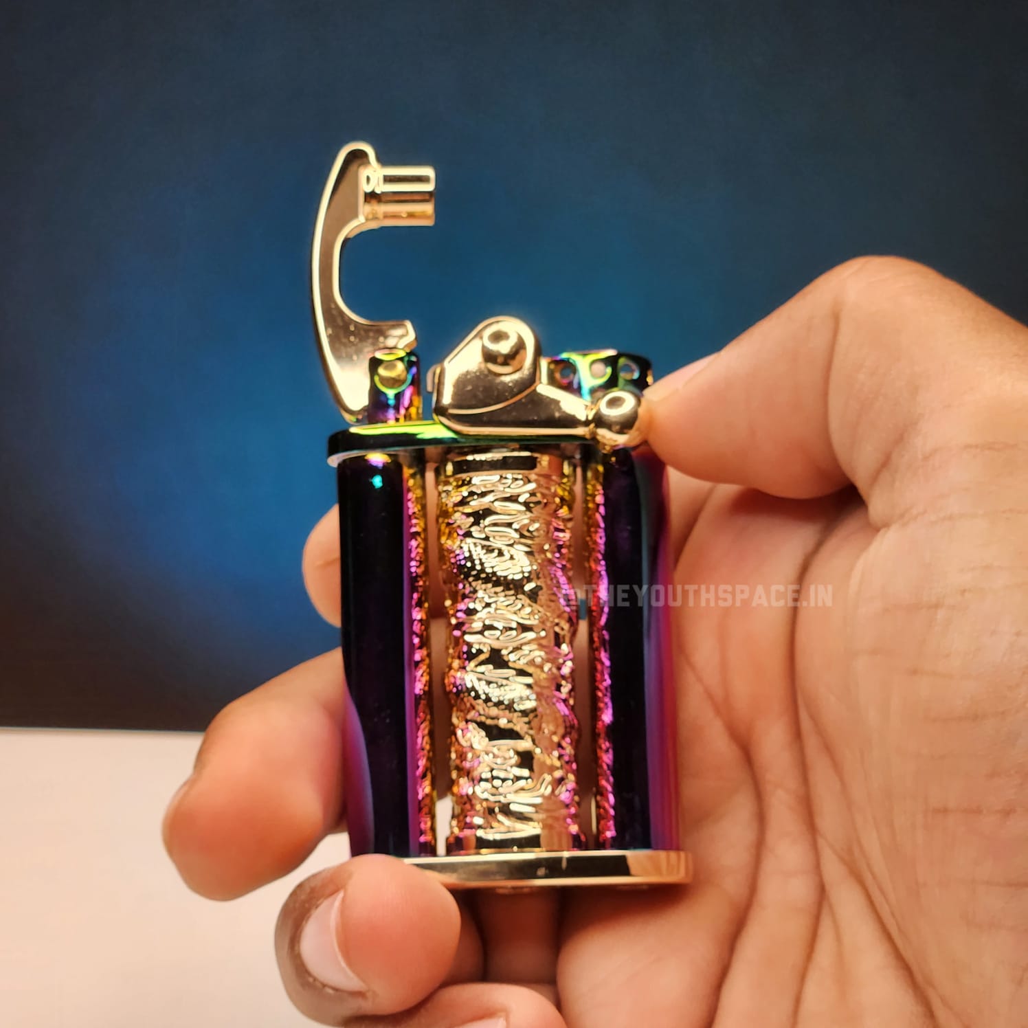 Original Zorro Rotating Dragon Column Rocker Arm Lighter