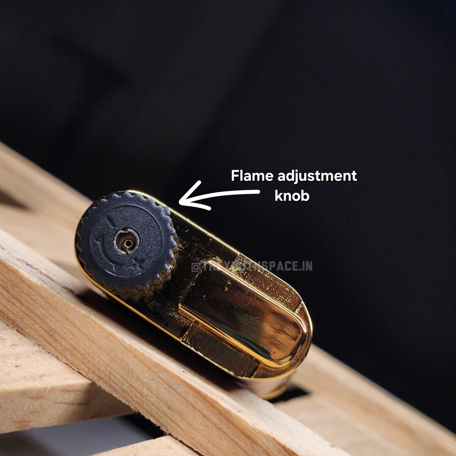 Cigar Styled Jet Flame Lighter (Metallic)