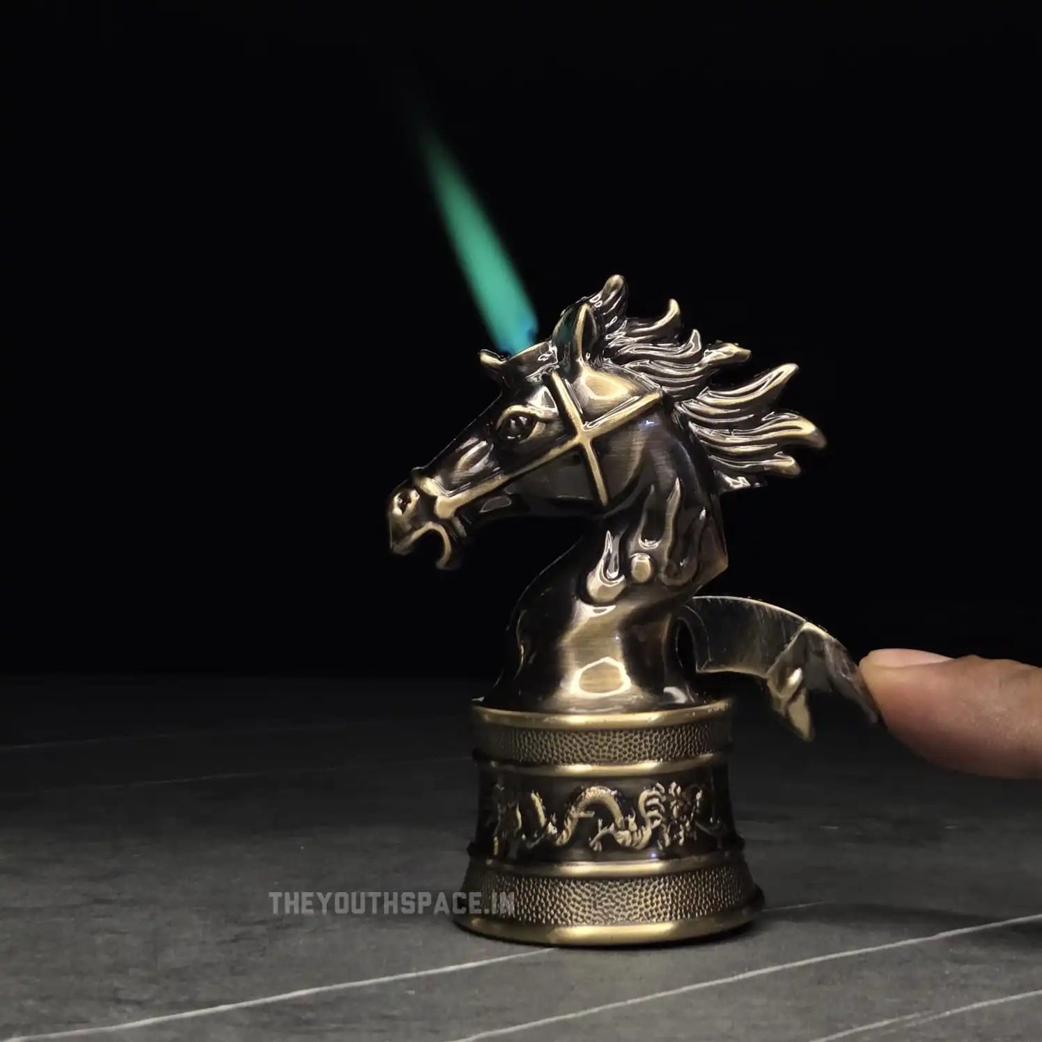 Horse Showpiece Collectible Jet Lighter