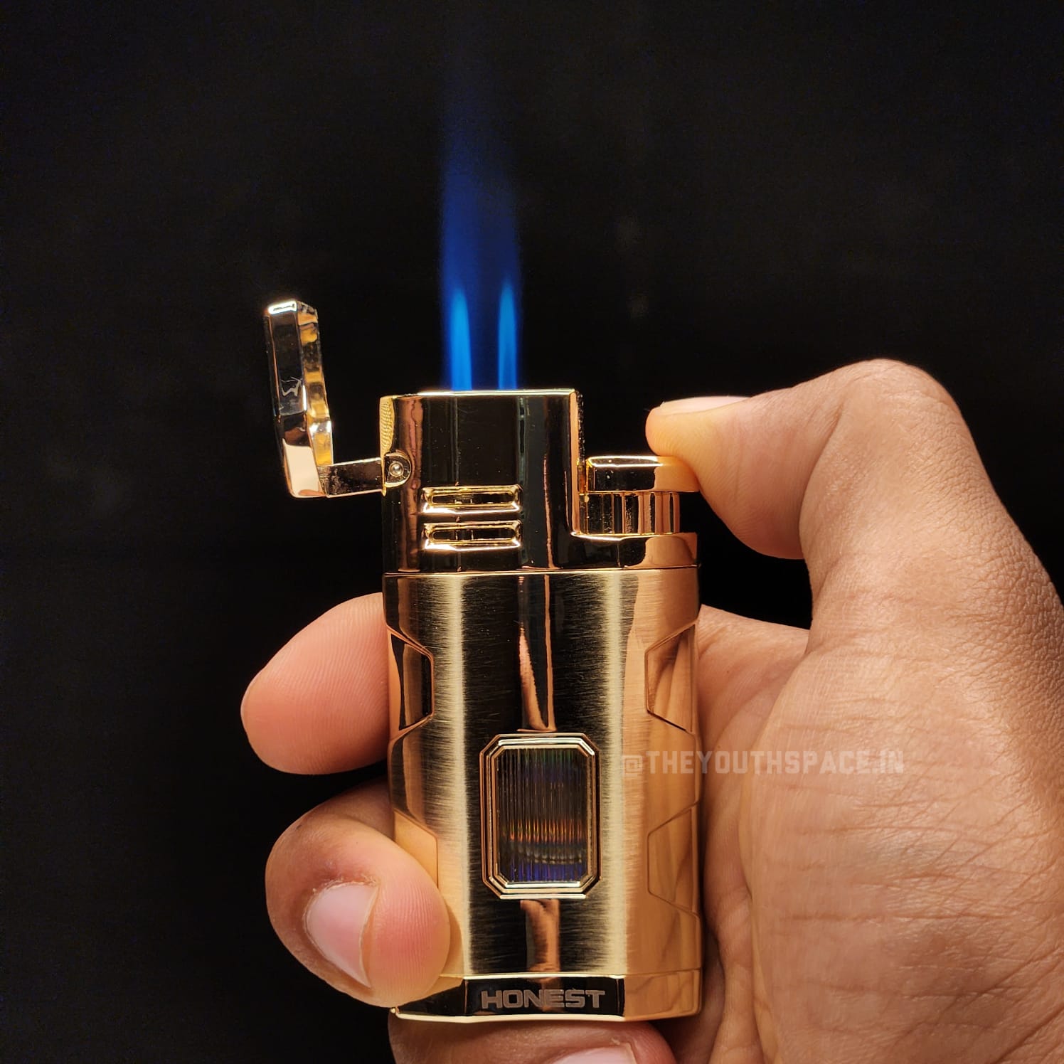 Jet Storm Turbo – Triple Flame Lighter (Metallic)