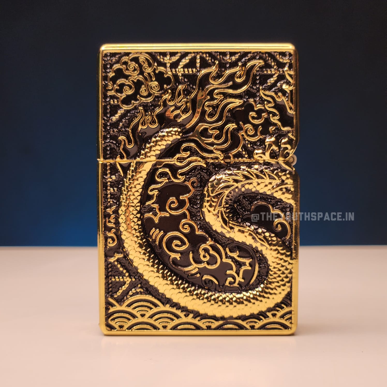 Ultra Premium Zorro Ultimate Justice Brass Antique Dragon Embossed Lighter