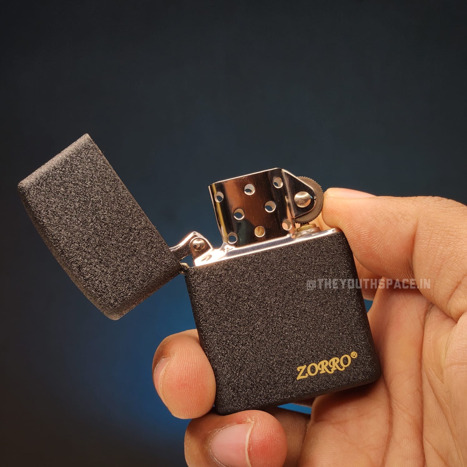 ZORRO Ultimate Justice Brass Matte Black Lighter 22HK
